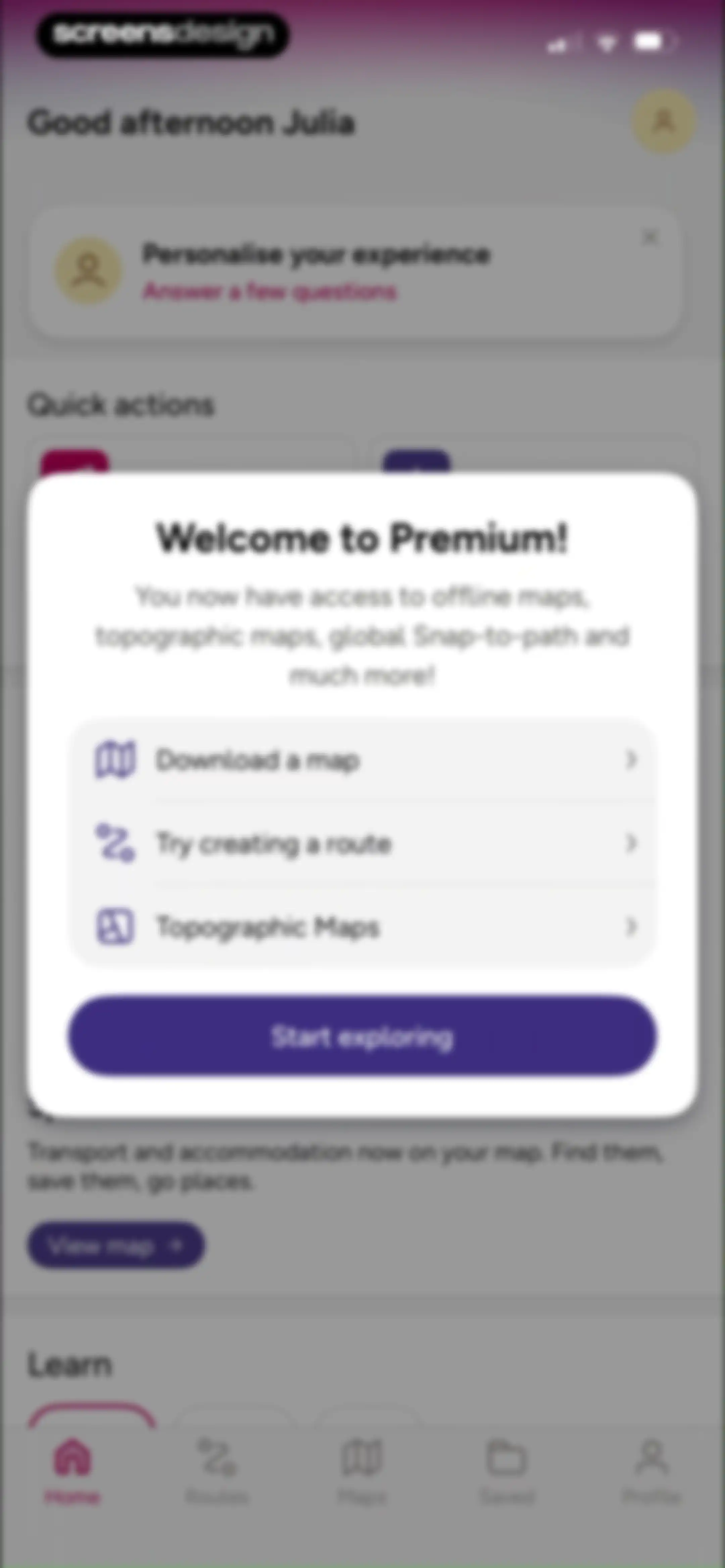 OS Maps: Walk, Hike, Run, Bike screen 14
