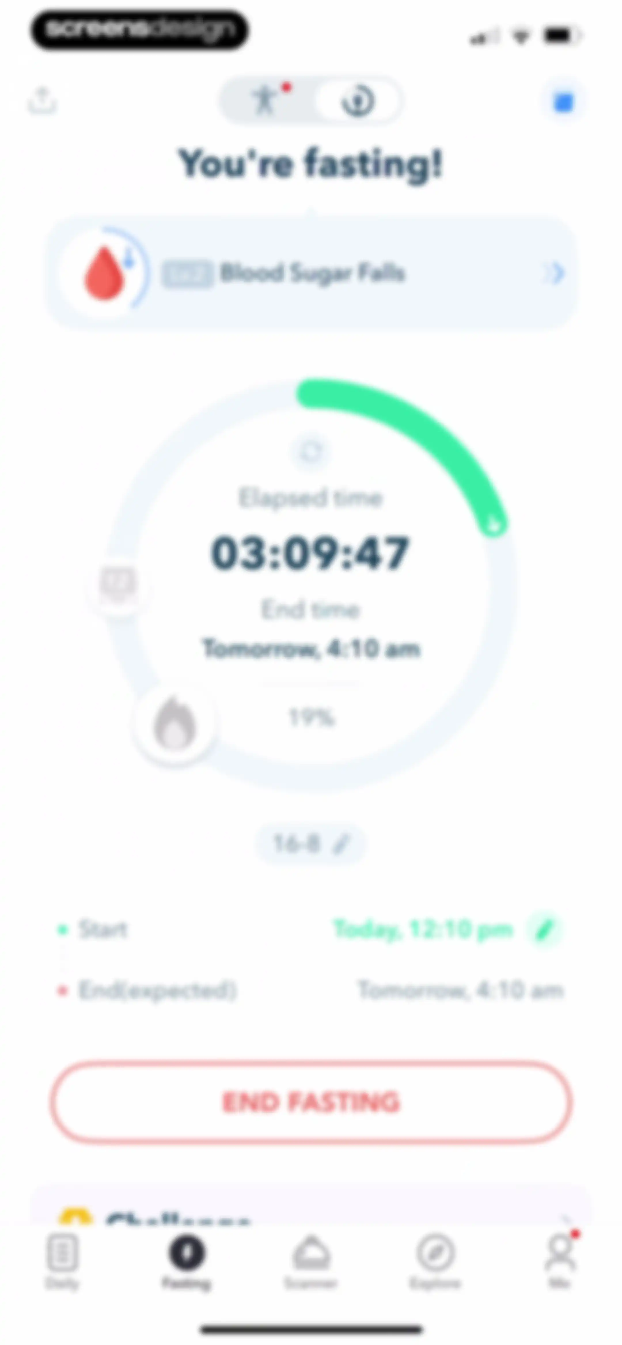 Intermittent Fasting Tracker - screen 110