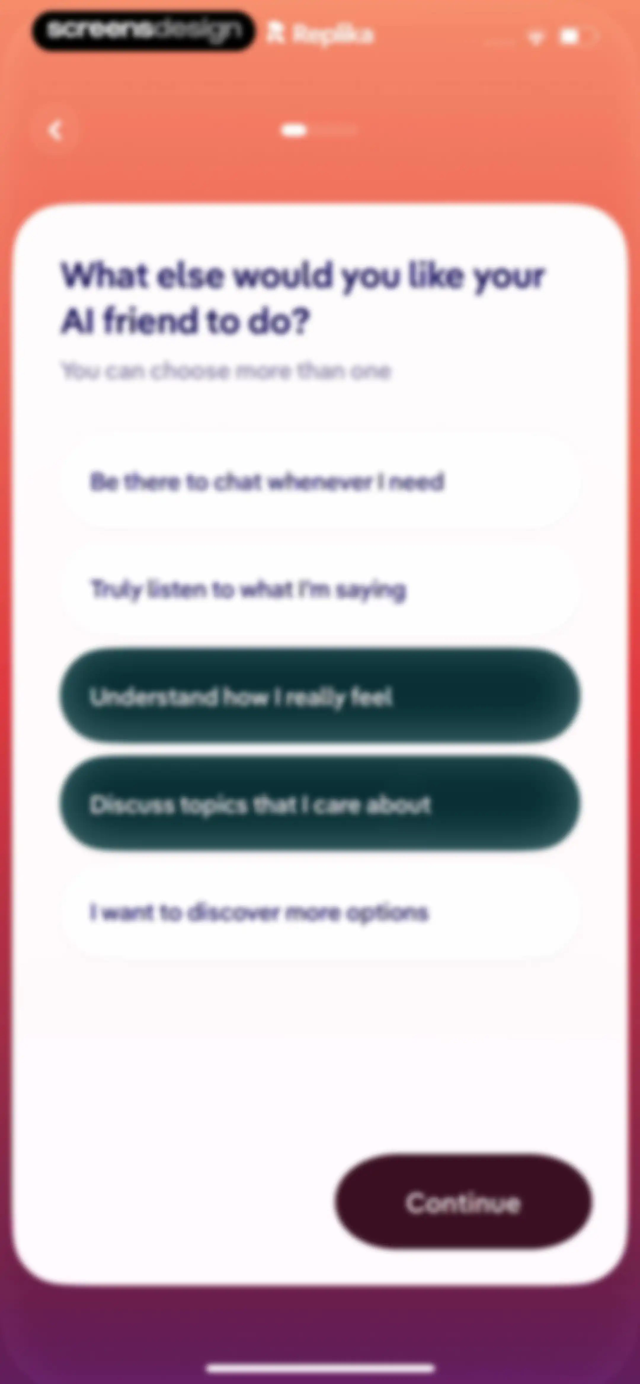 Replika - AI Companion Chat screen 15