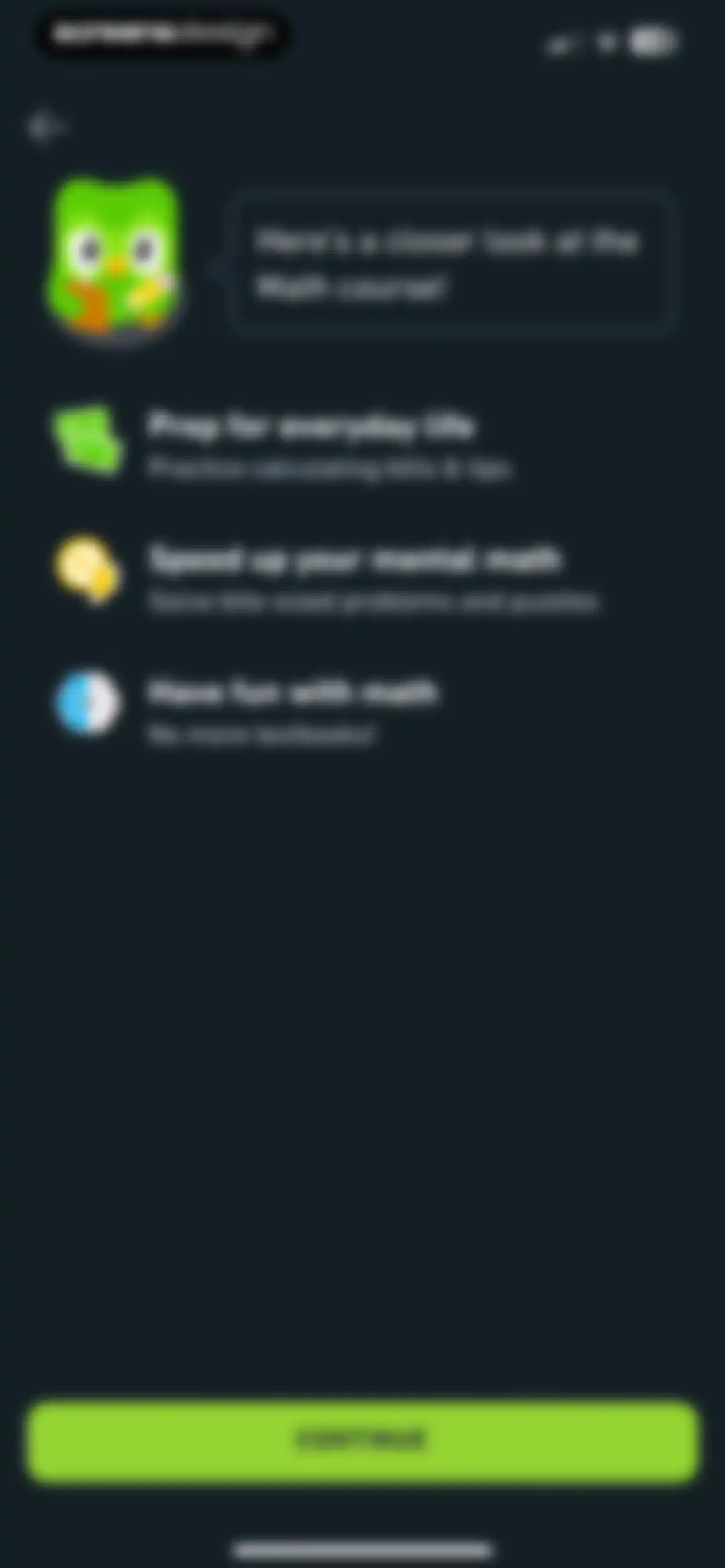 Duolingo: Language Lessons screen 109