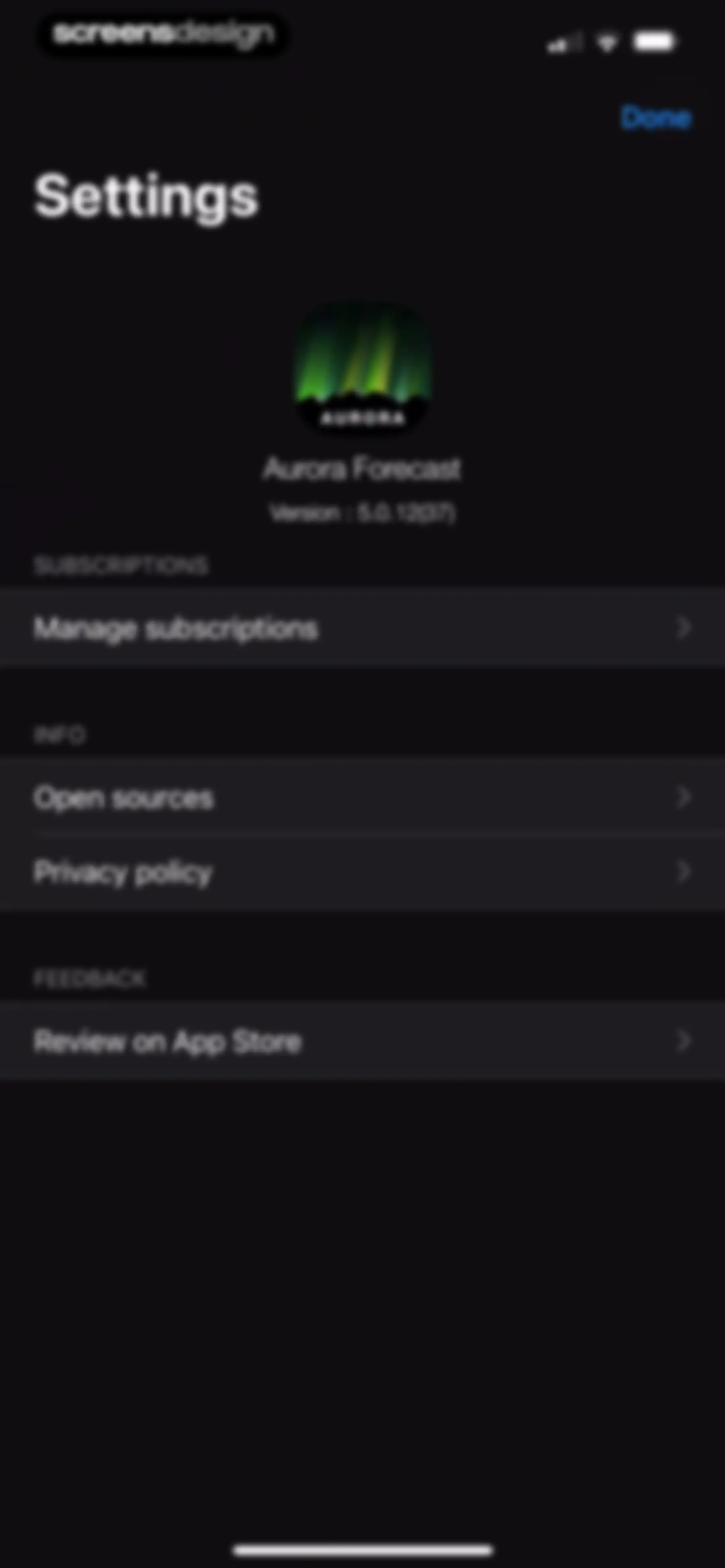 Aurora Forecast. screen 30