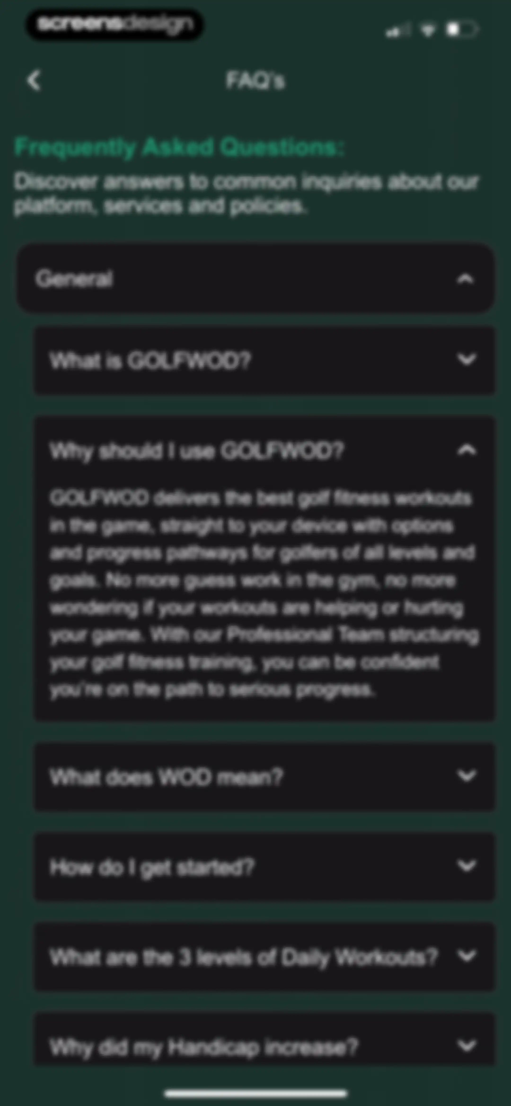 DRVN - Golf & Gym Workouts screen 159