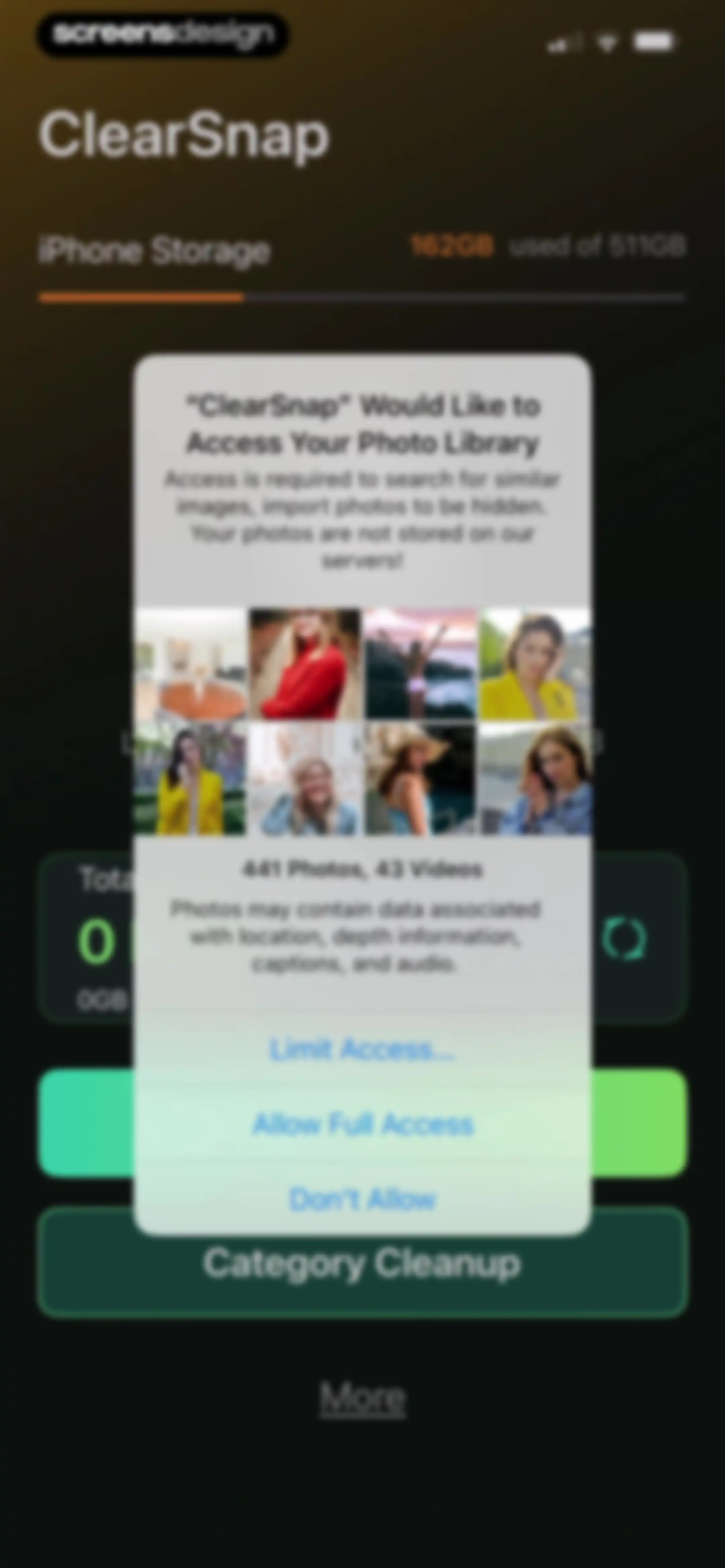 ClearSnap-Clean Up Storage screen 13