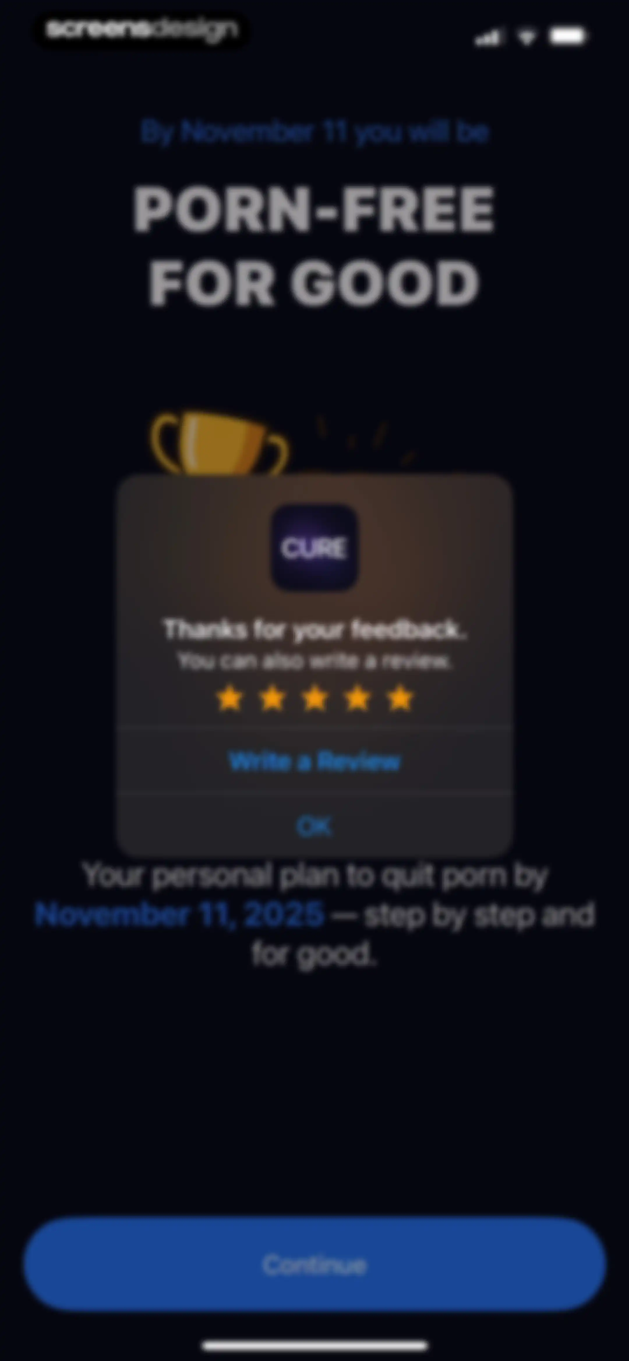 CURE: Quit Porn Addiction screen 36