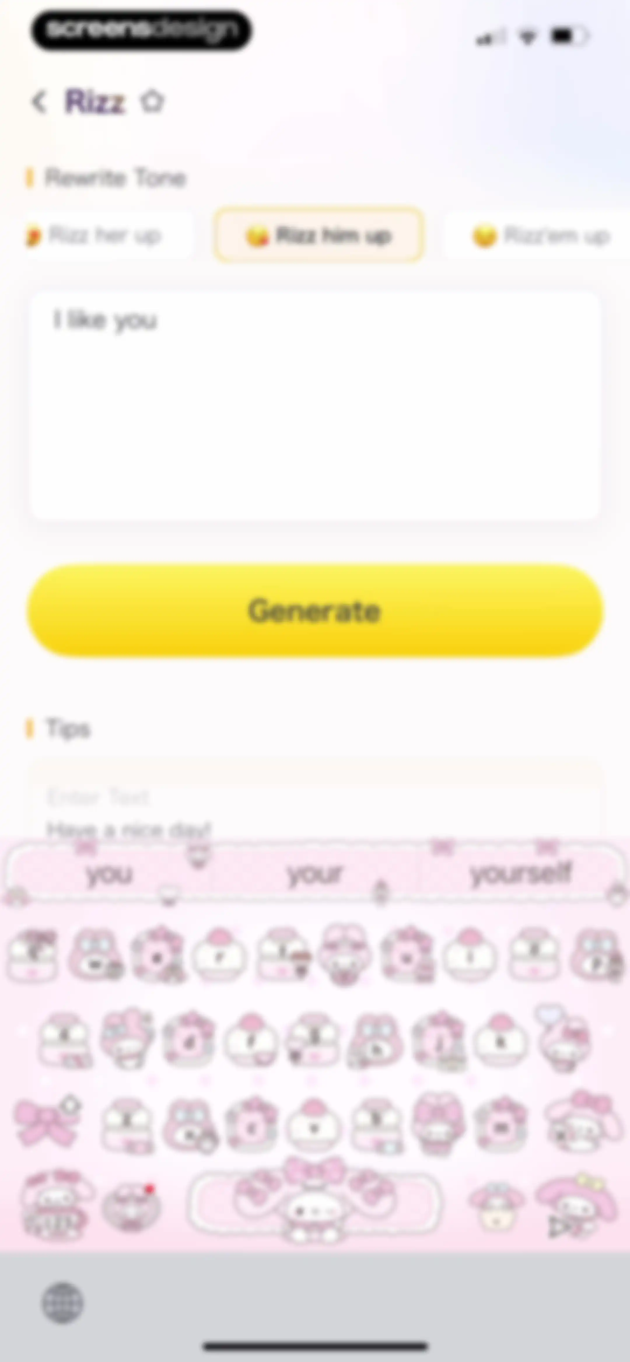 Facemoji AI Emoji Keyboard screen 92
