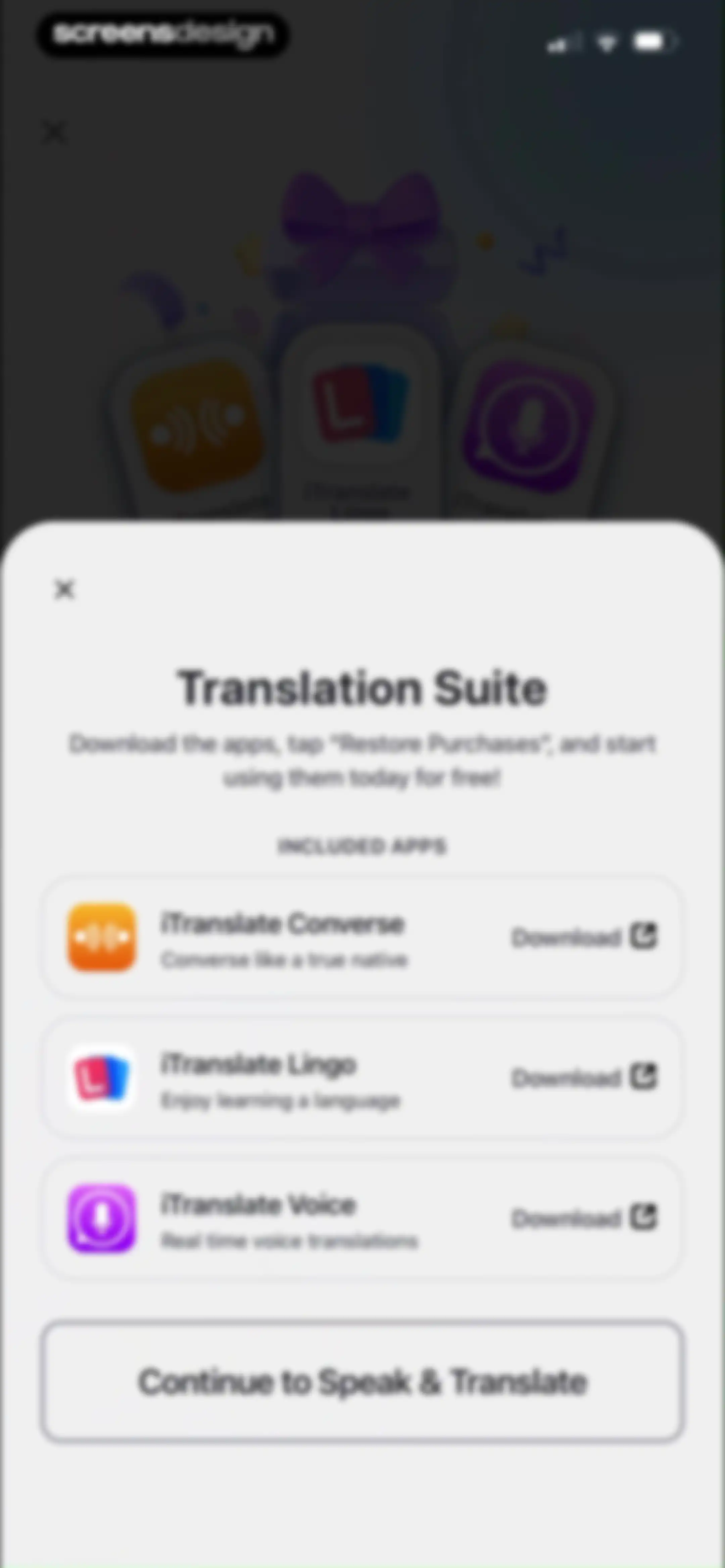 Speak & Translate - Translator screen 18