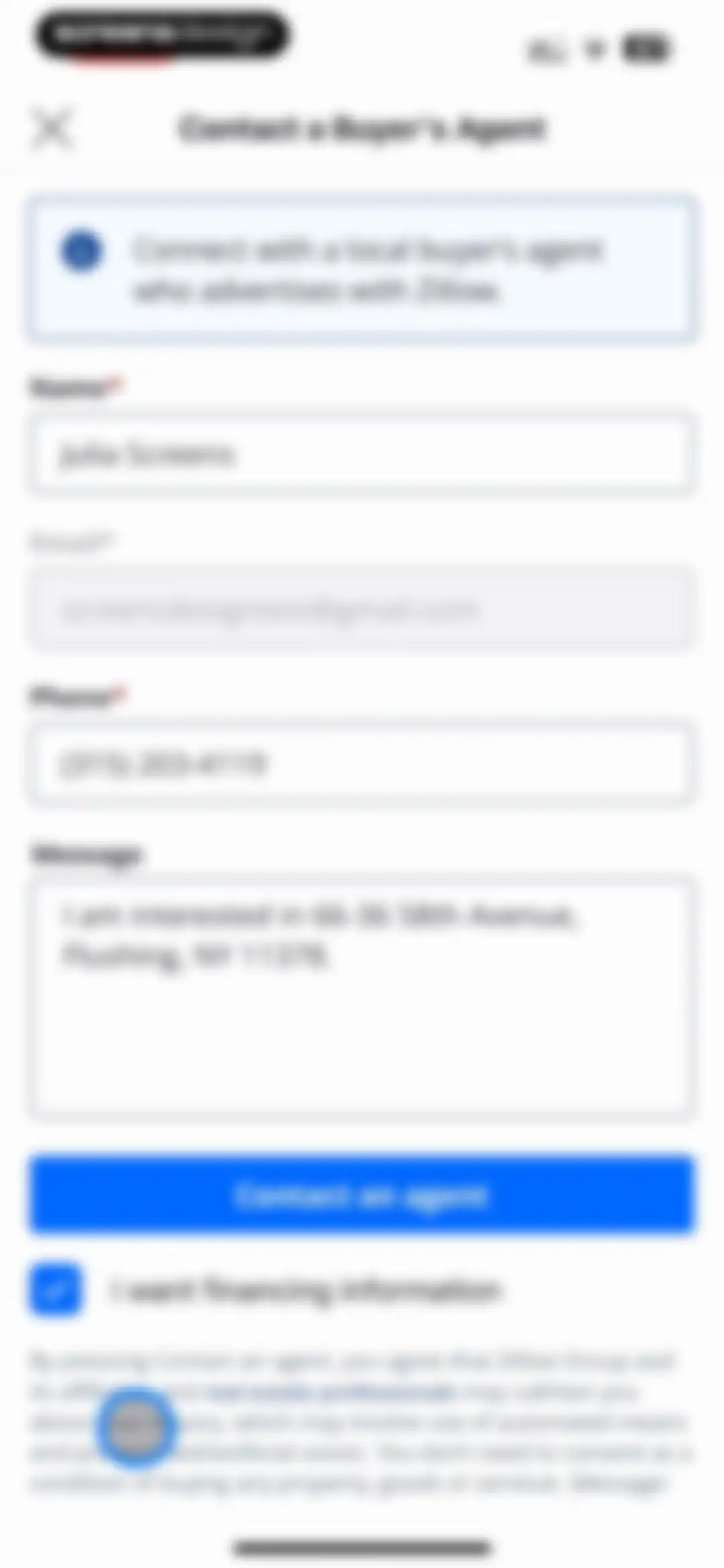 Zillow Real Estate & Rentals screen 104