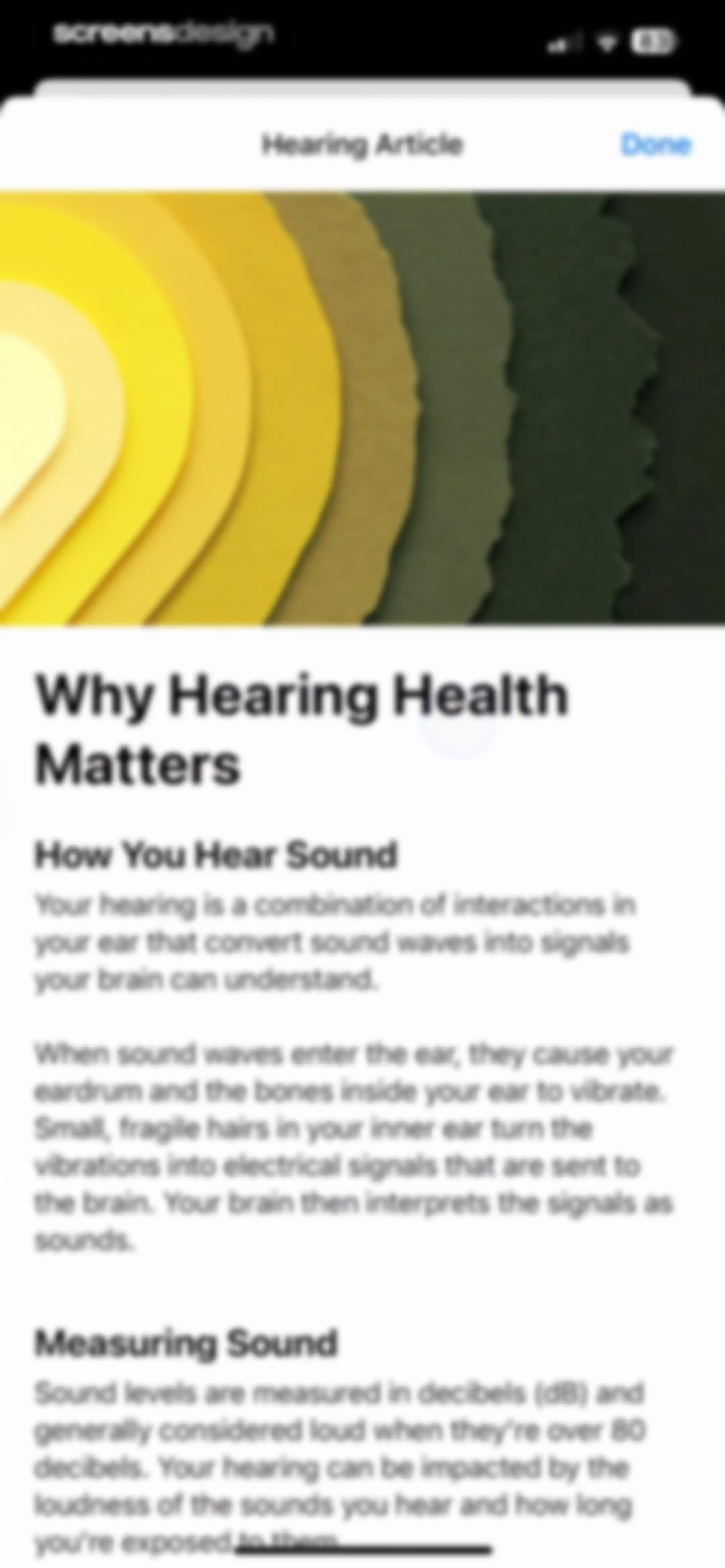 Apple Health screen 174