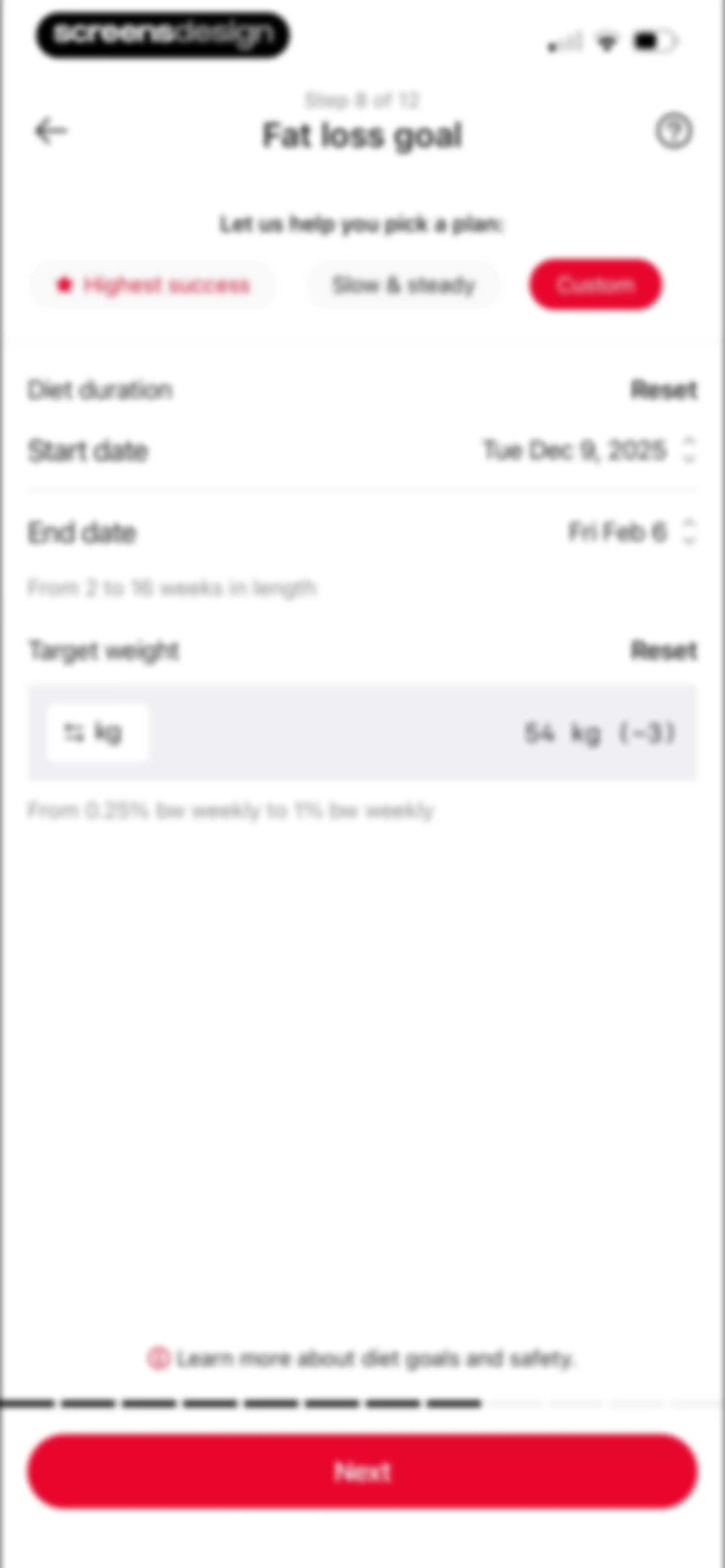 RP Diet Coach & Planner screen 16