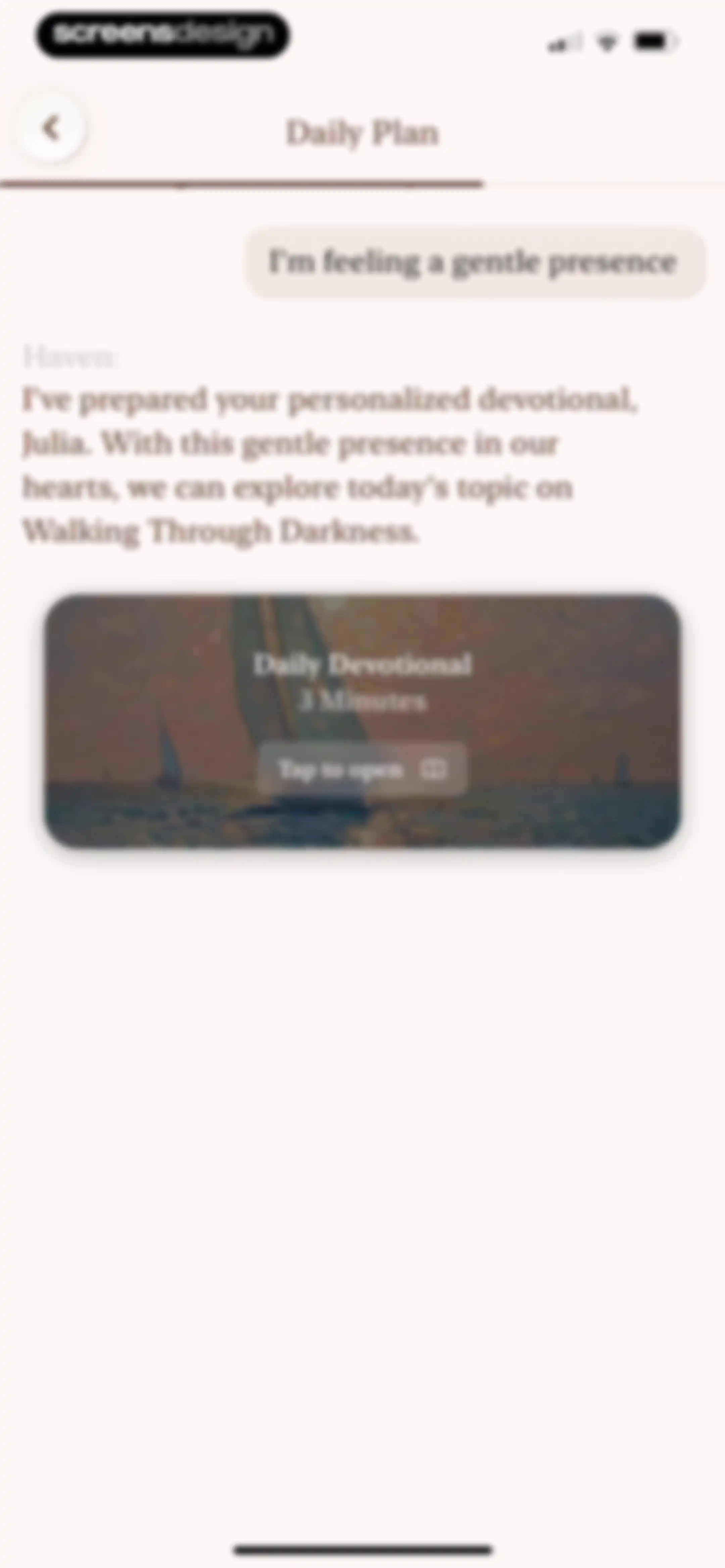 Haven - Bible Chat screen 34