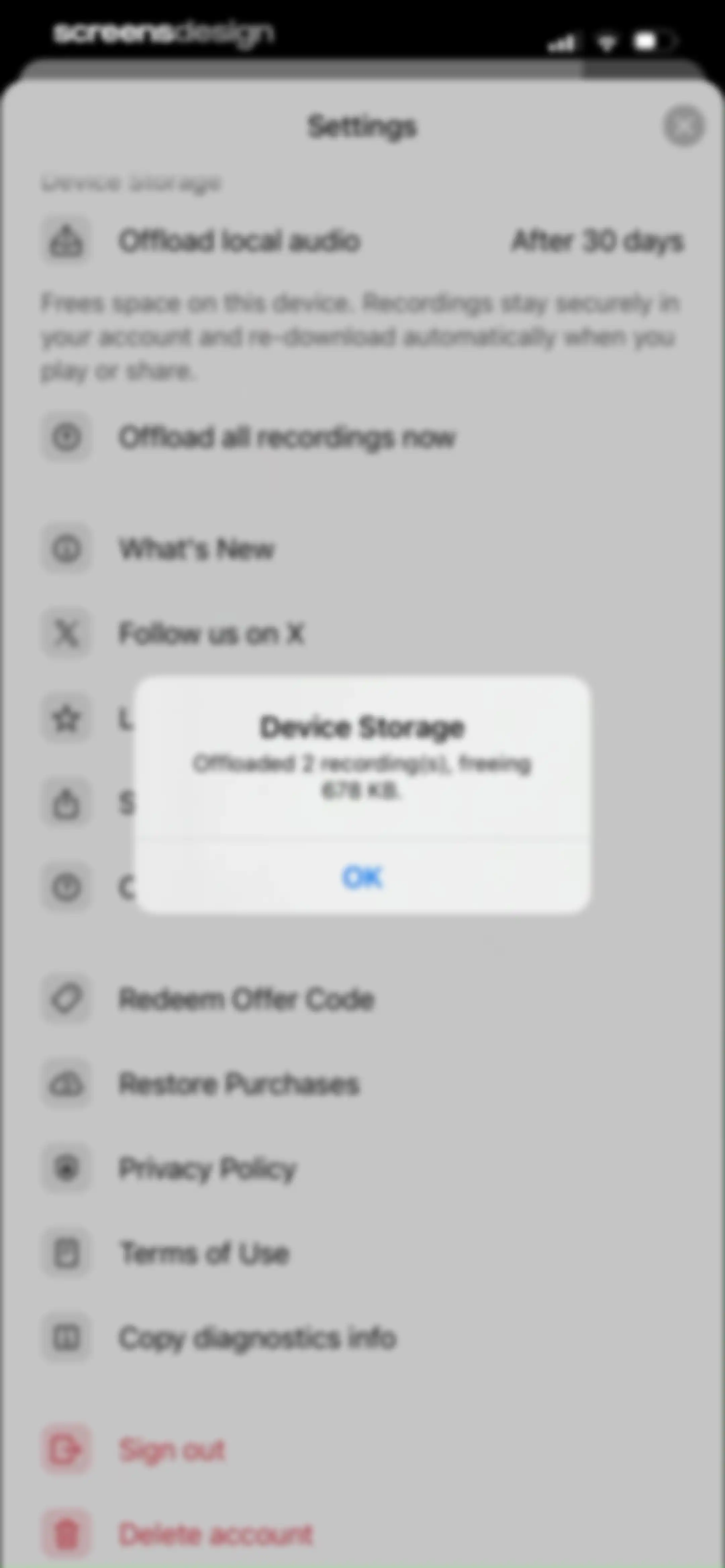 Cue: AI Note Taker & Recorder screen 104