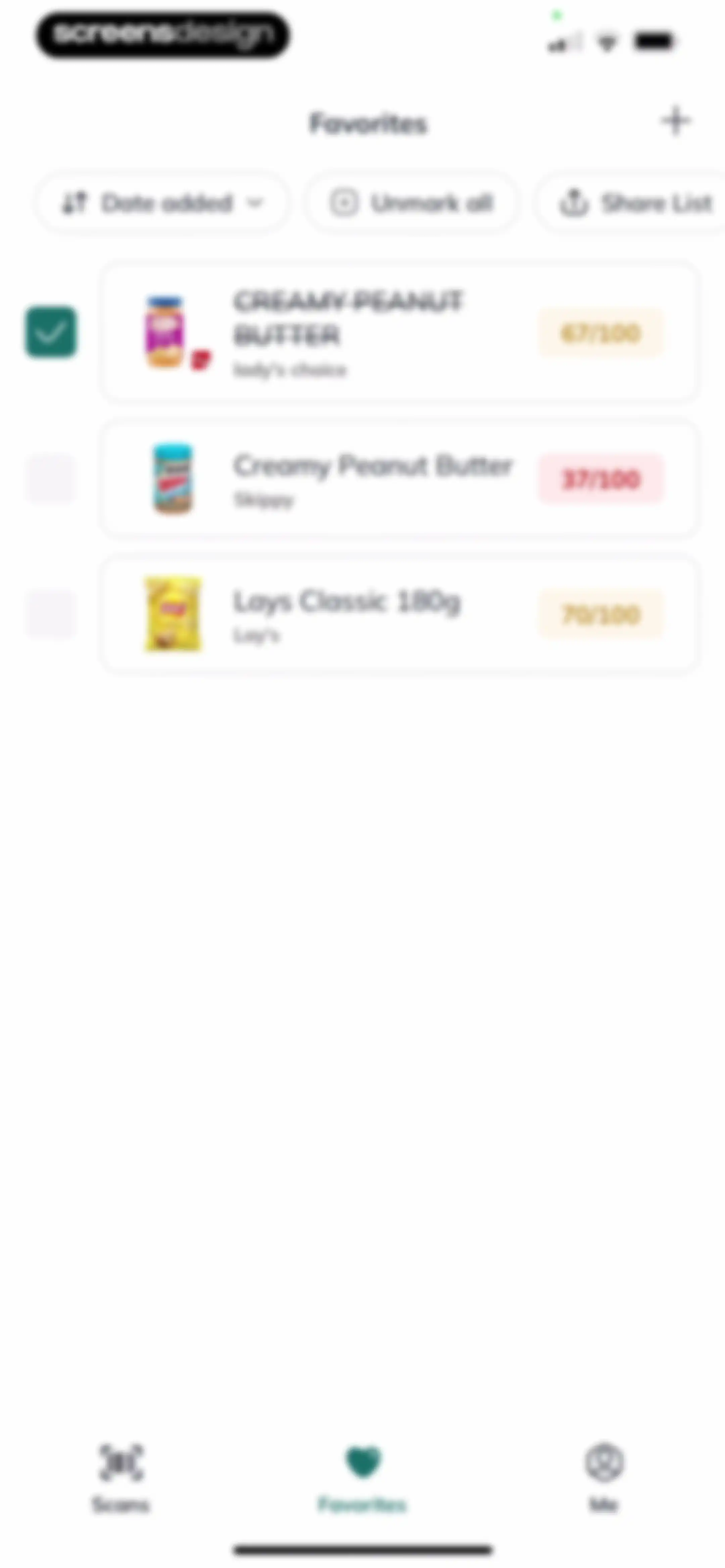 Ivy: Processed Food Scanner screen 59