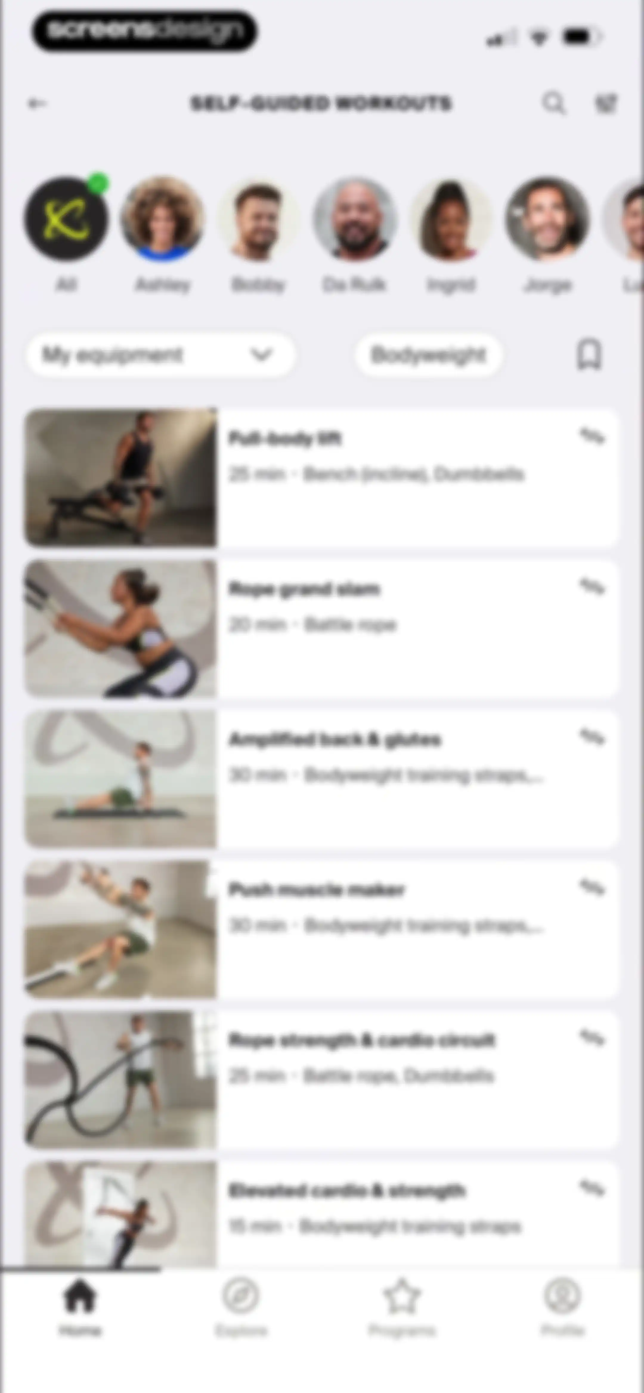 Centr: Strength & Fitness App screen 56