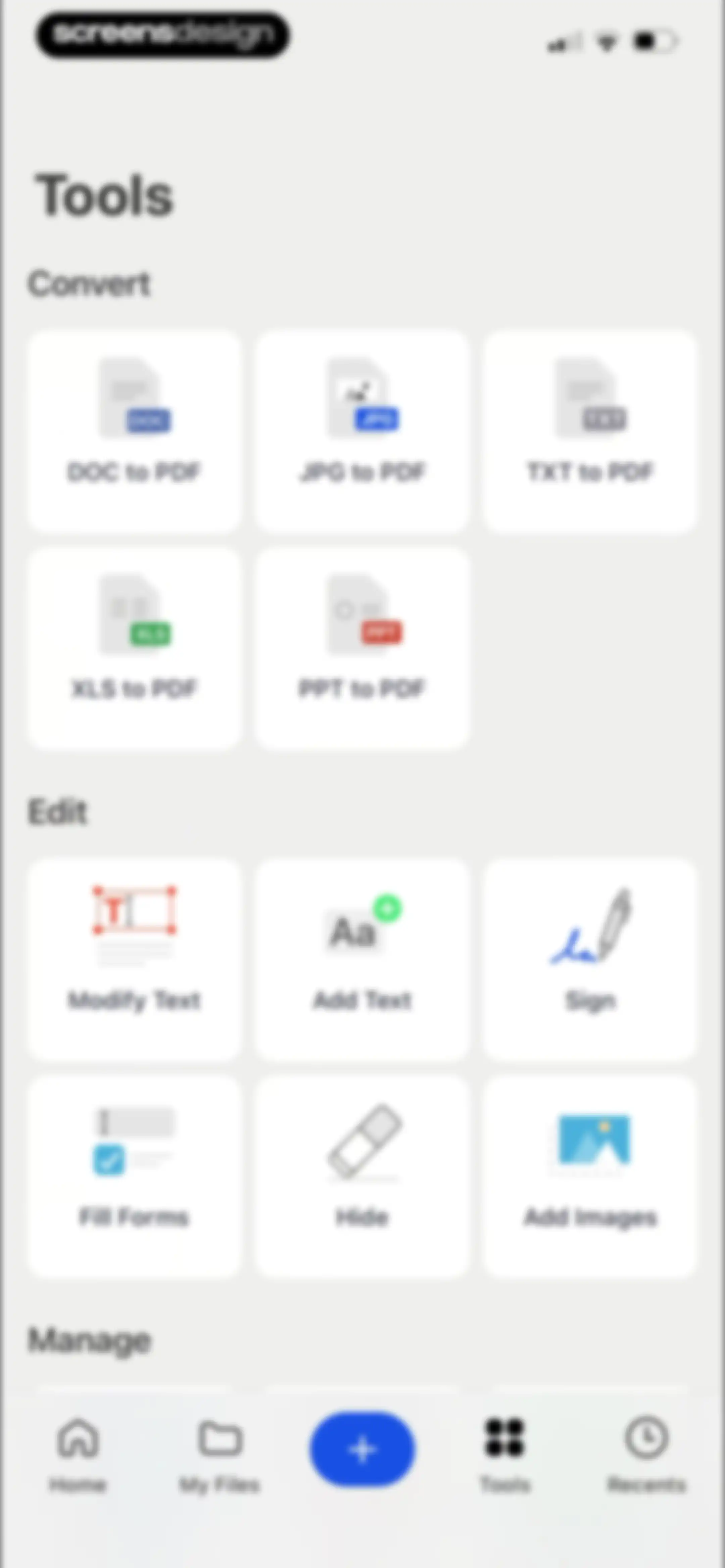 Forma: PDF Document Editor screen 150