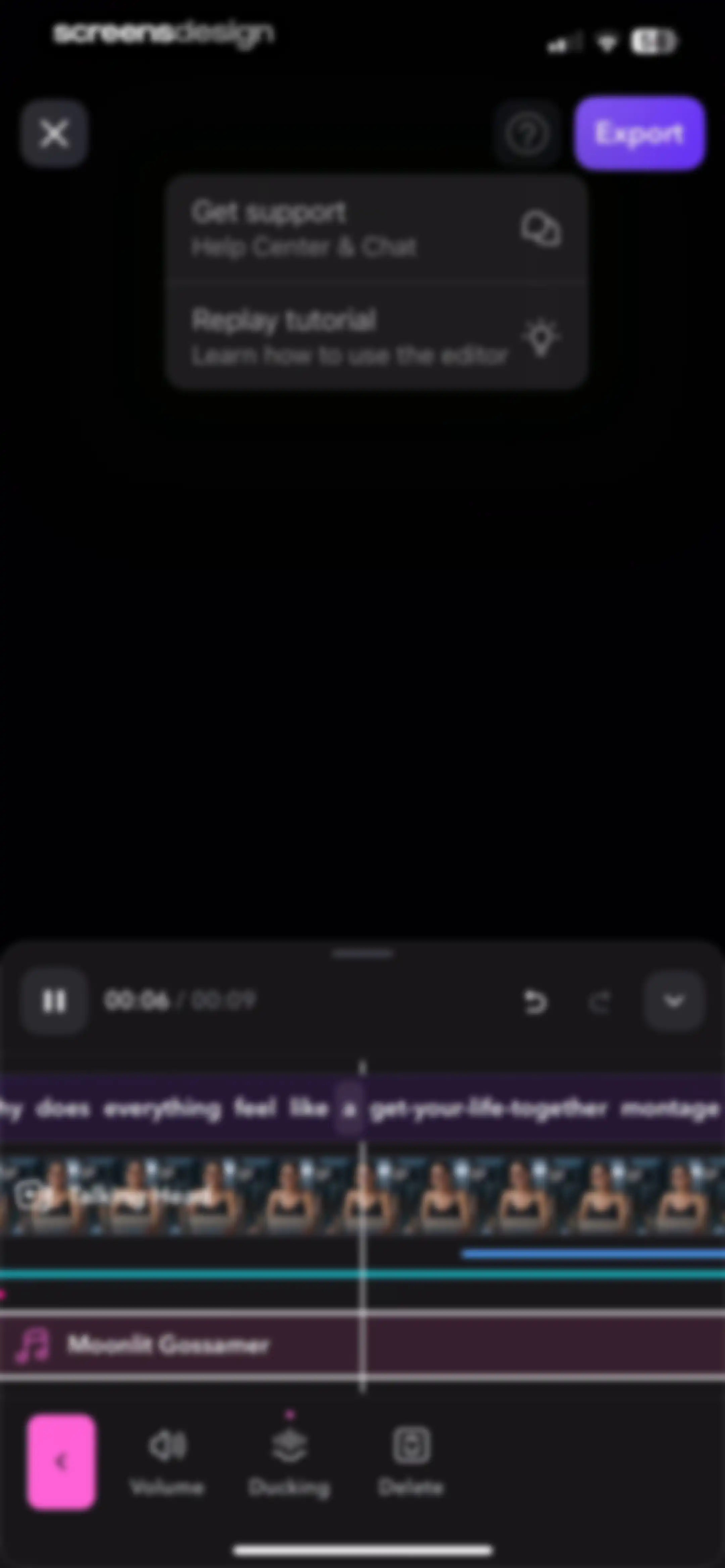 Captions: AI Edits Your Video screen 71