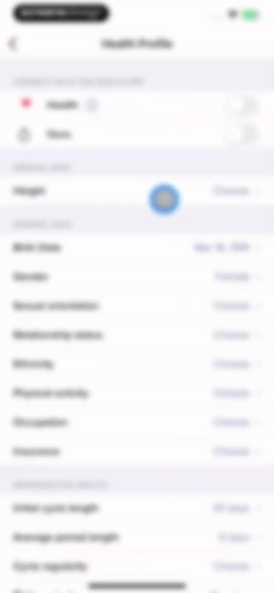 Glow Ovulation & Period App screen 64