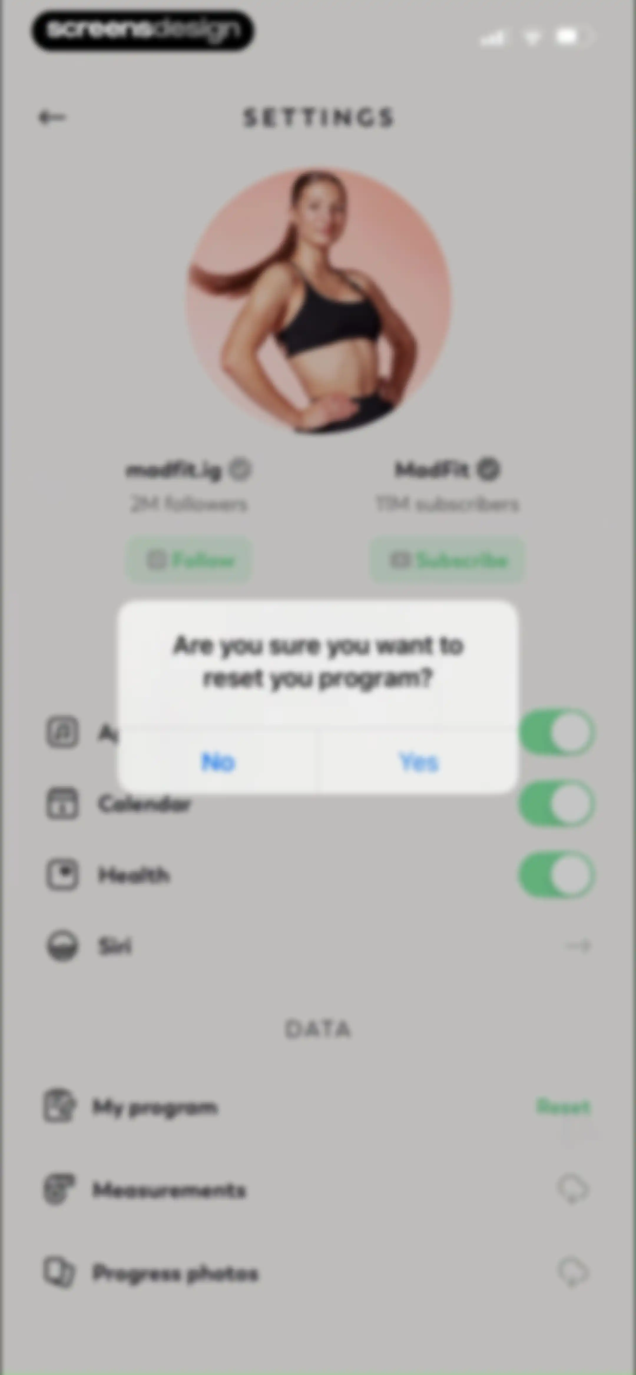 MadFit: Home Fitness Workouts screen 103