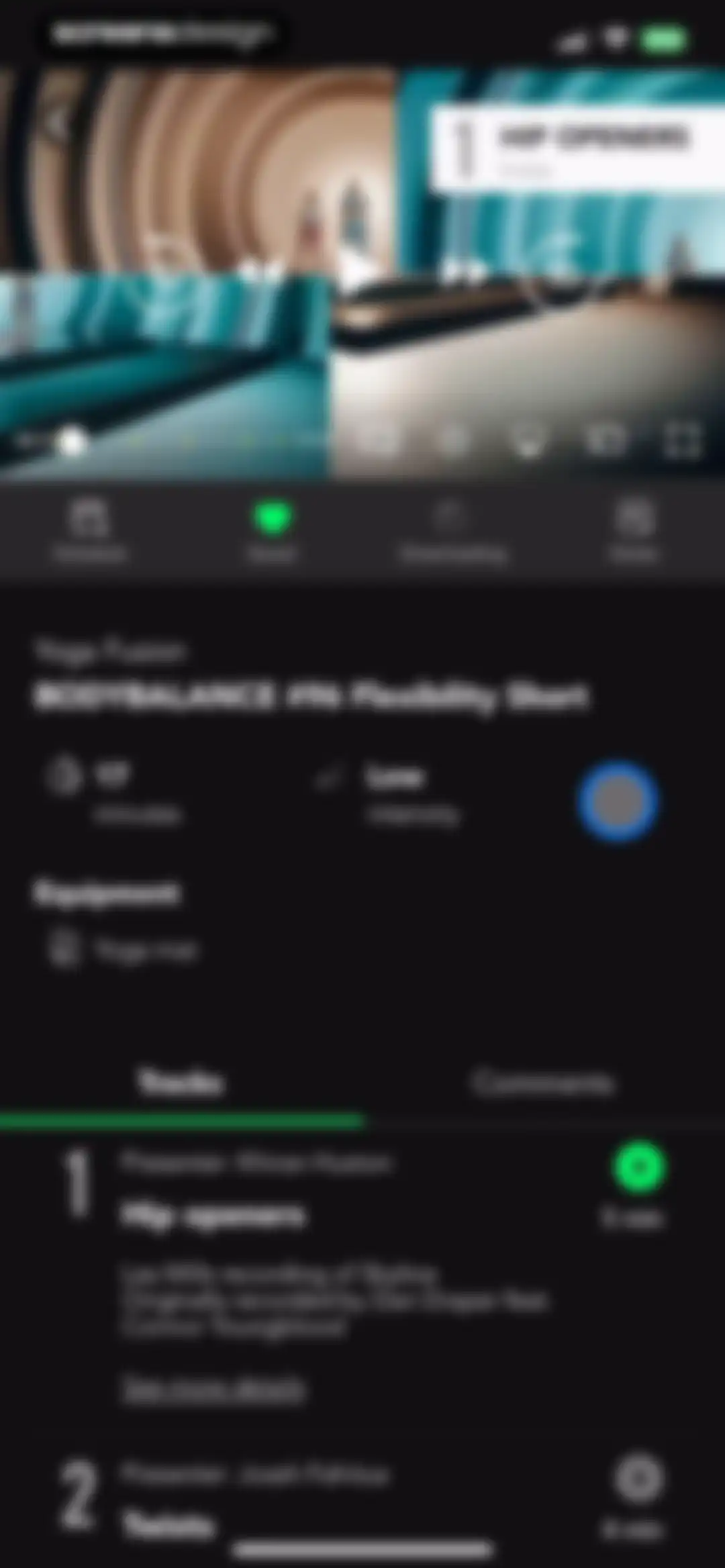 LES MILLS+: home workout app screen 16