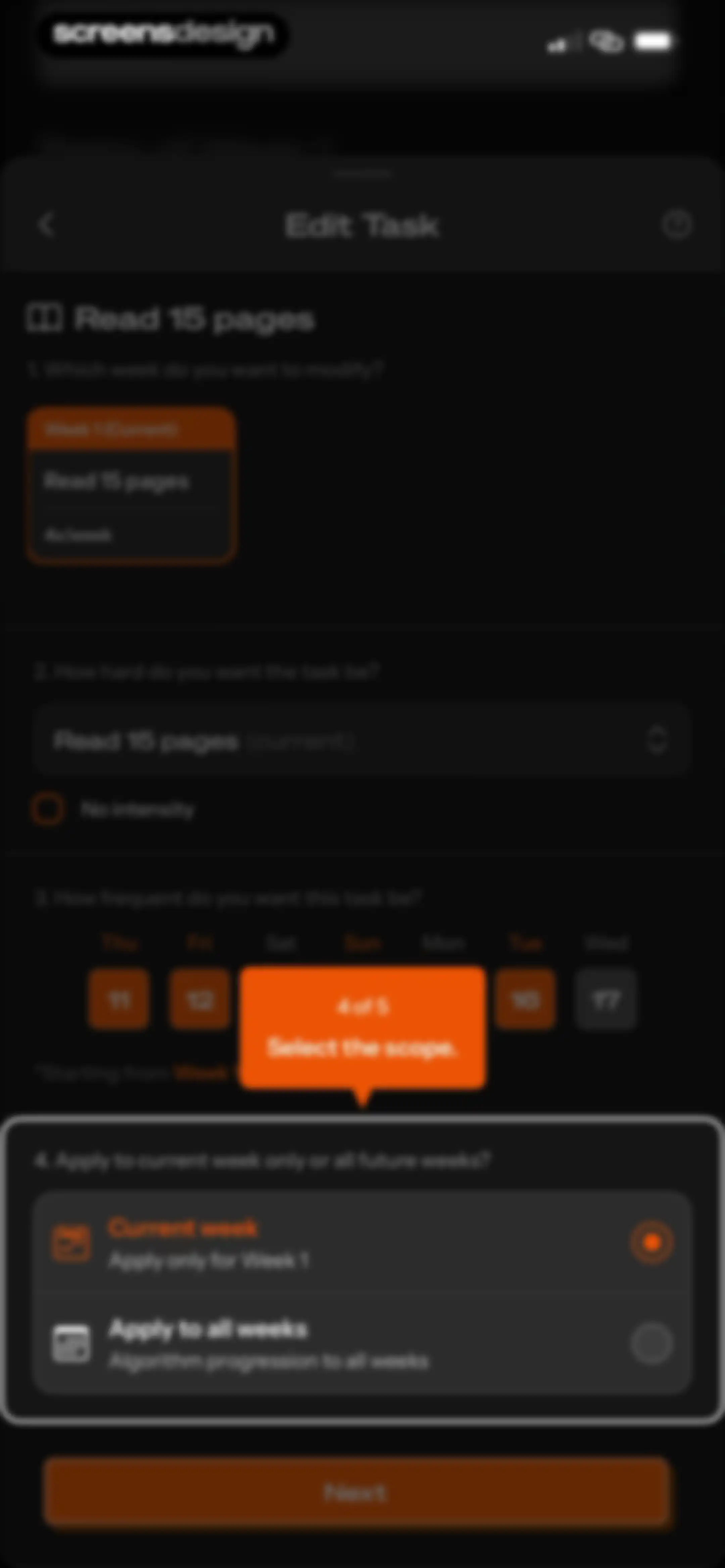 Life Reset: 66 Day Habit screen 83