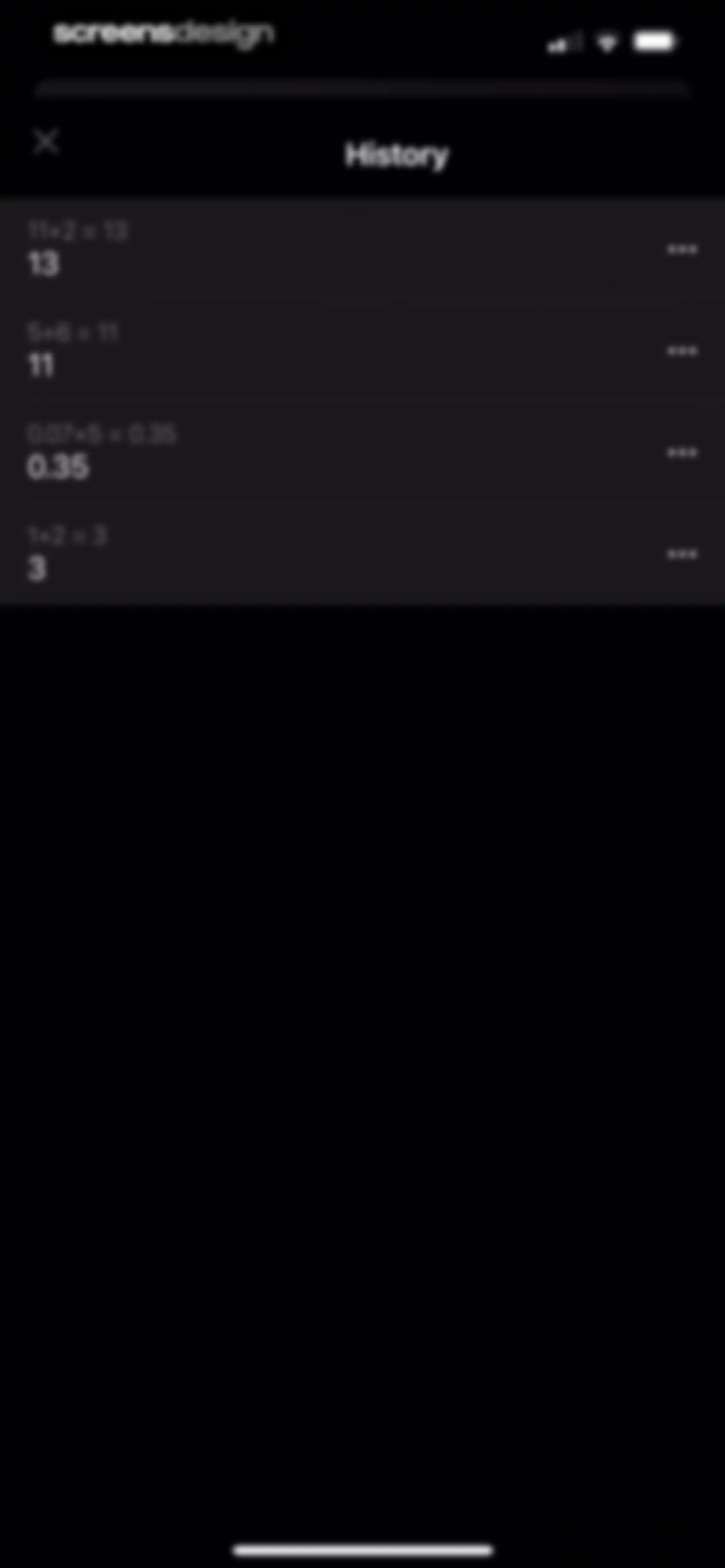 Basic Calculator with History screen 13