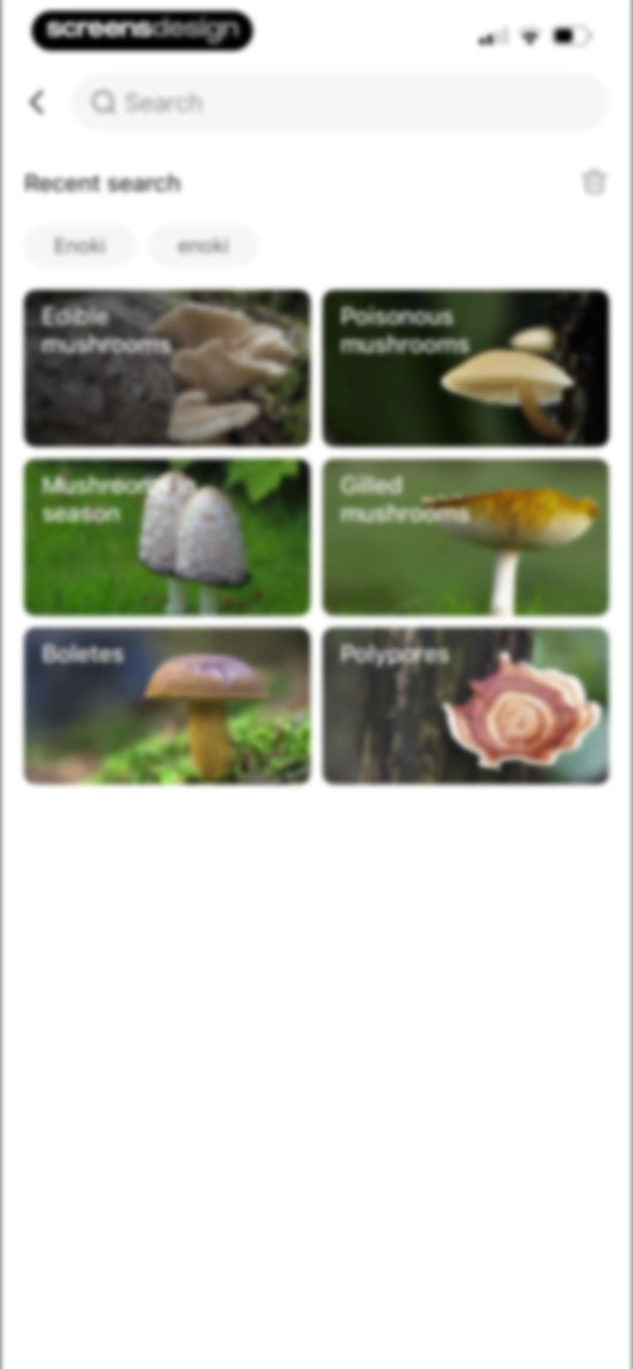 Picture Mushroom: Identifier screen 62