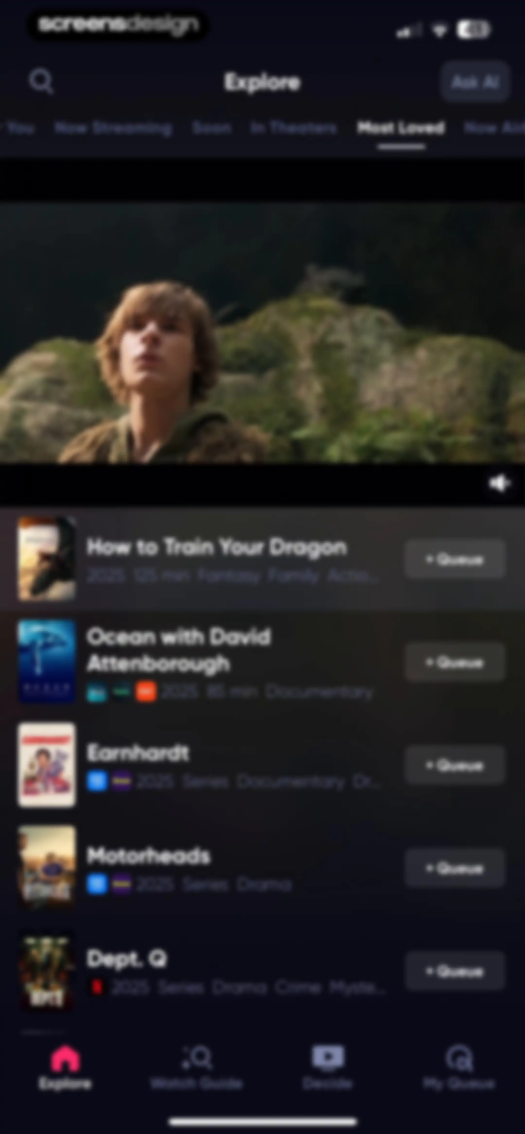 Queue - Find Movies & Shows screen 70
