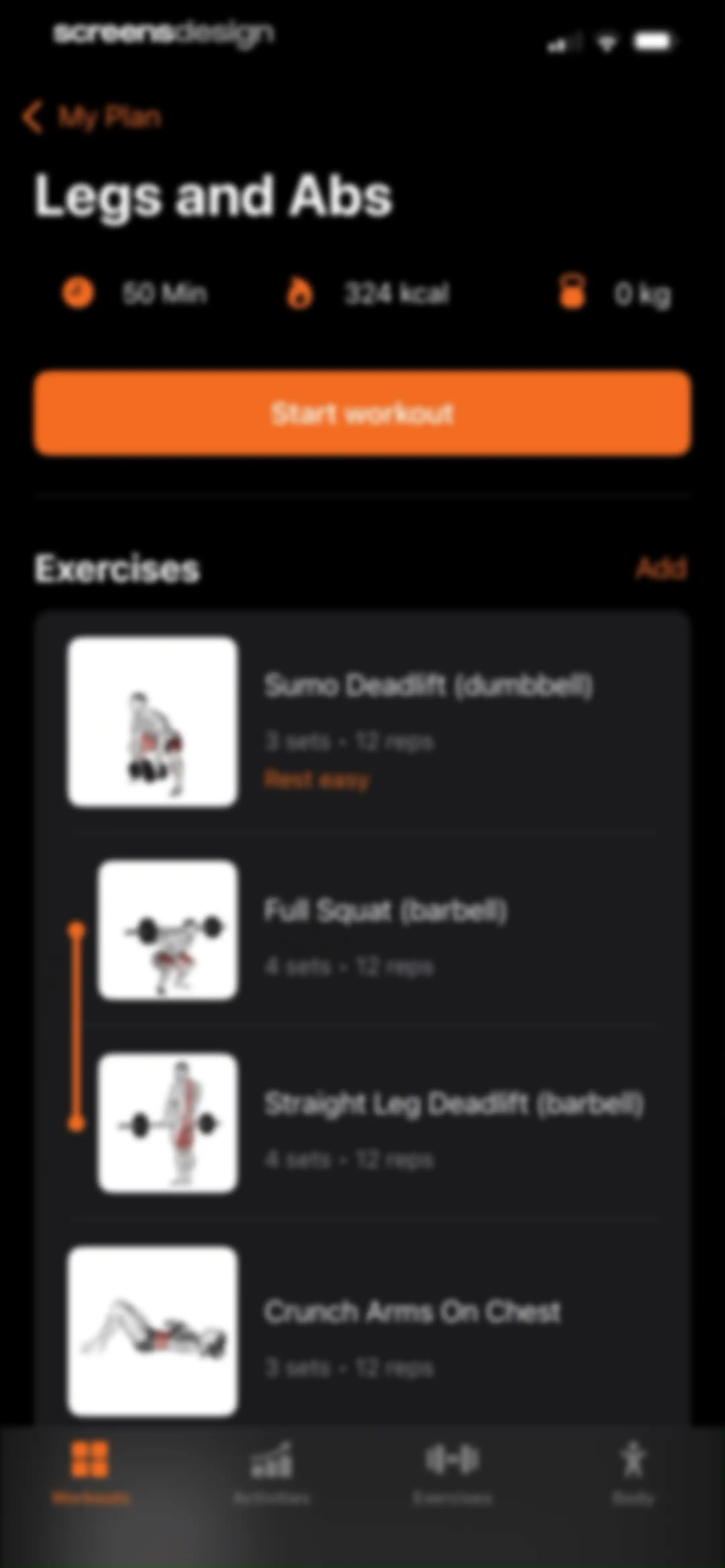 Gym WP - Workout Planner & Log screen 49