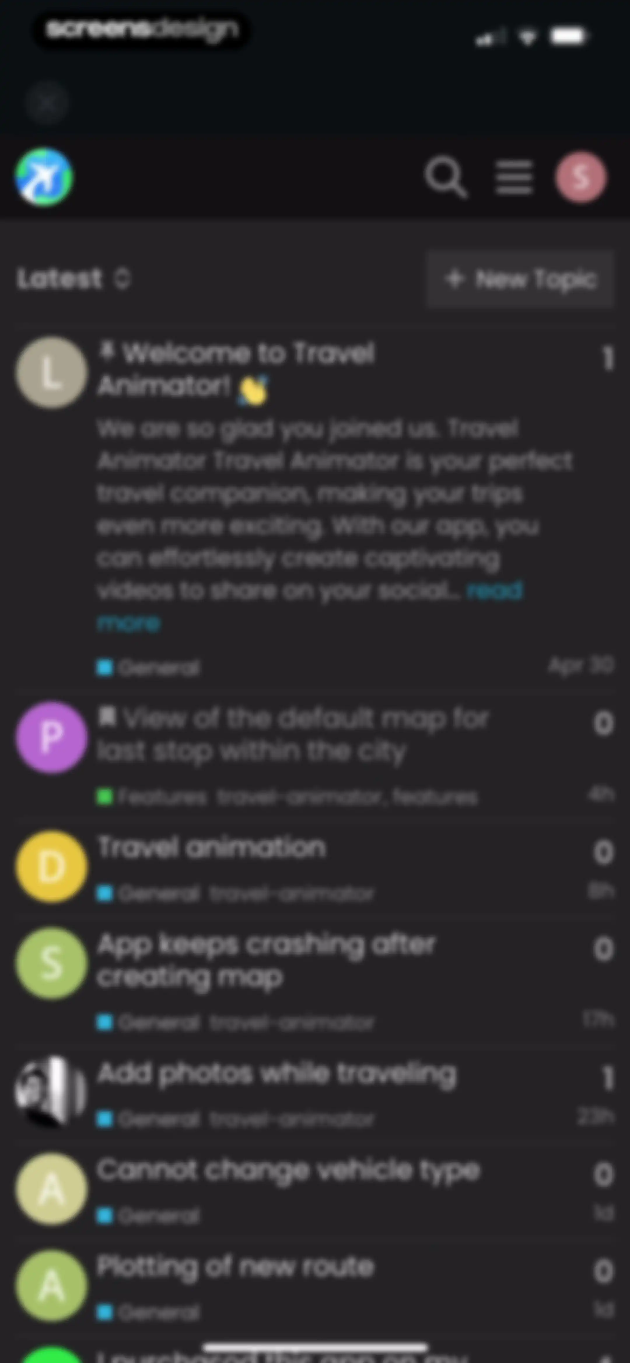 TravelAnimator: Journey Route screen 118