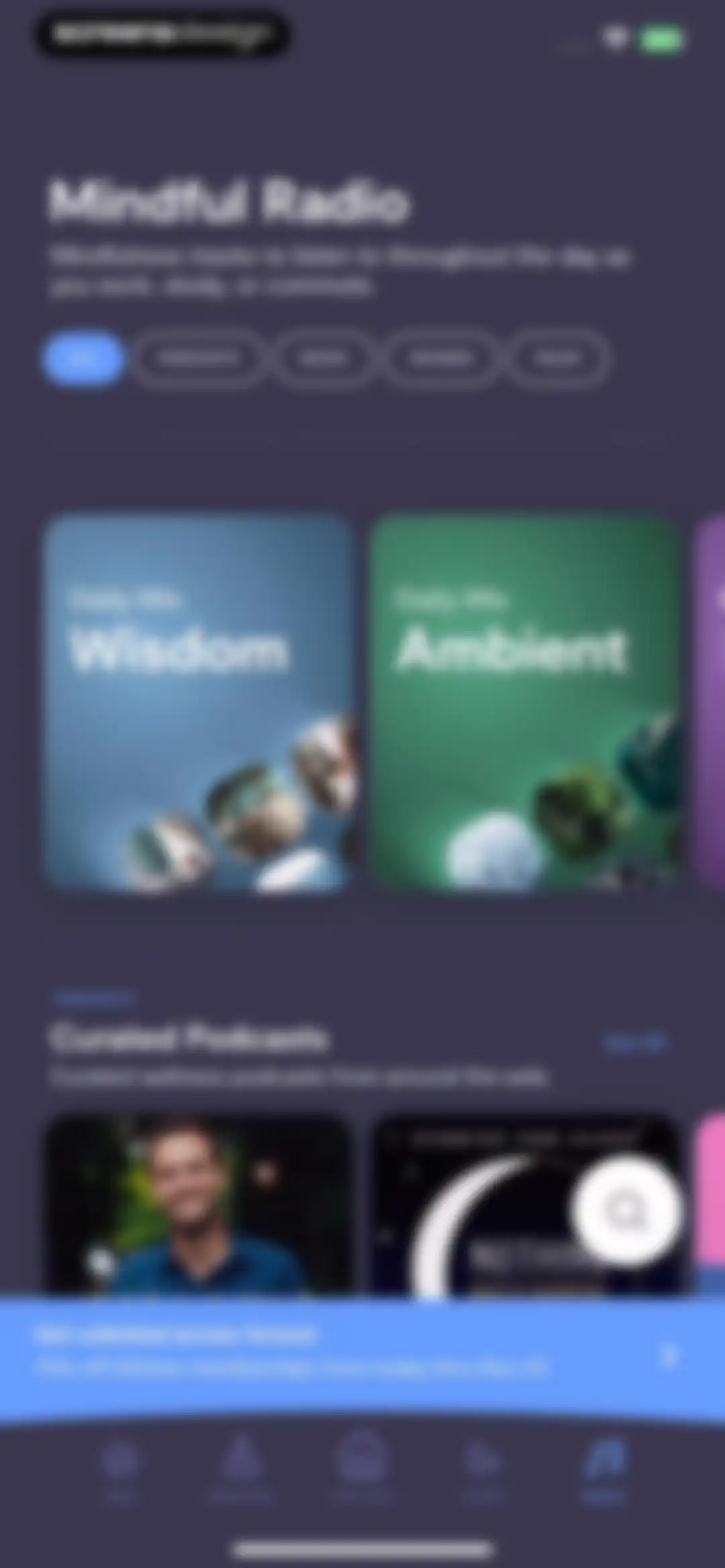Mindfulness.com Meditation App screen 90