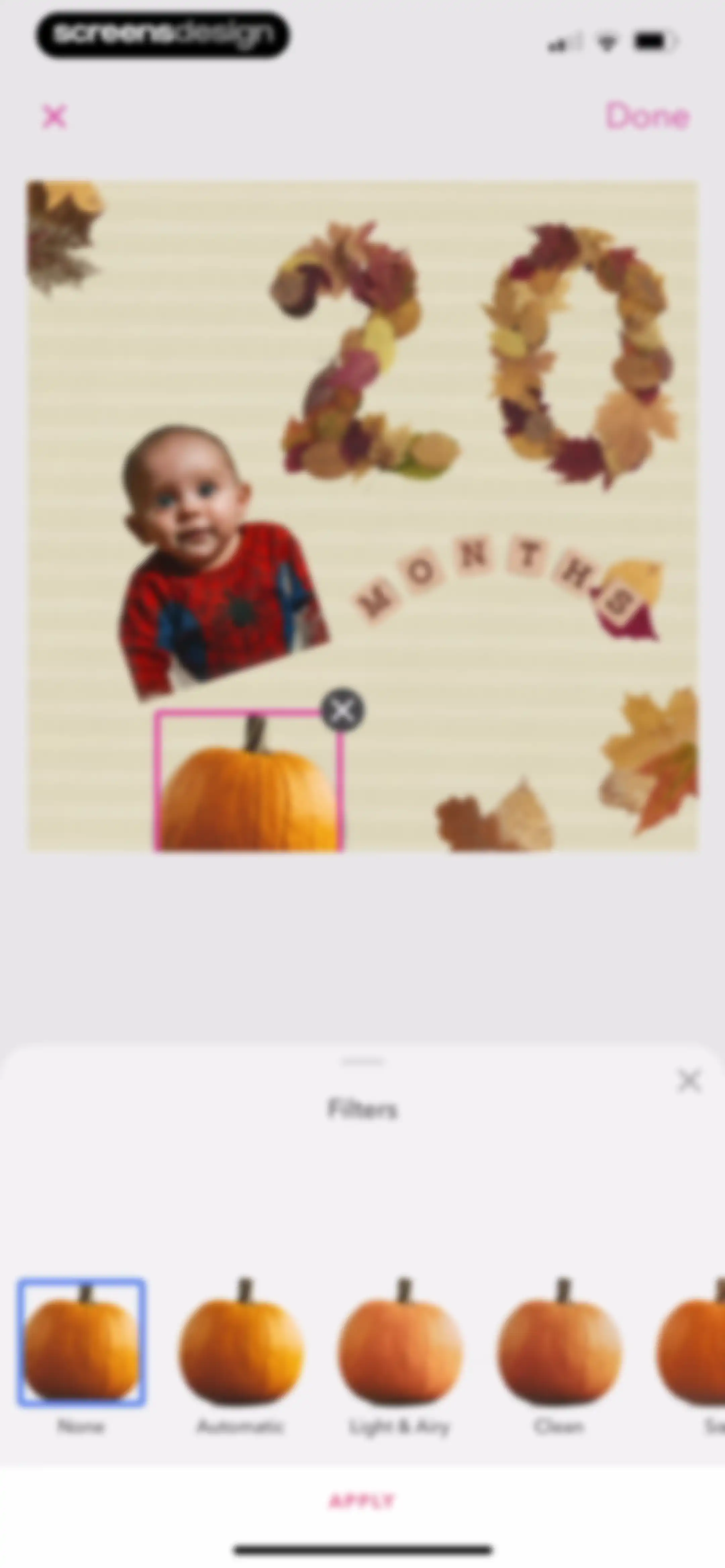 Precious - Baby Photo Art screen 69