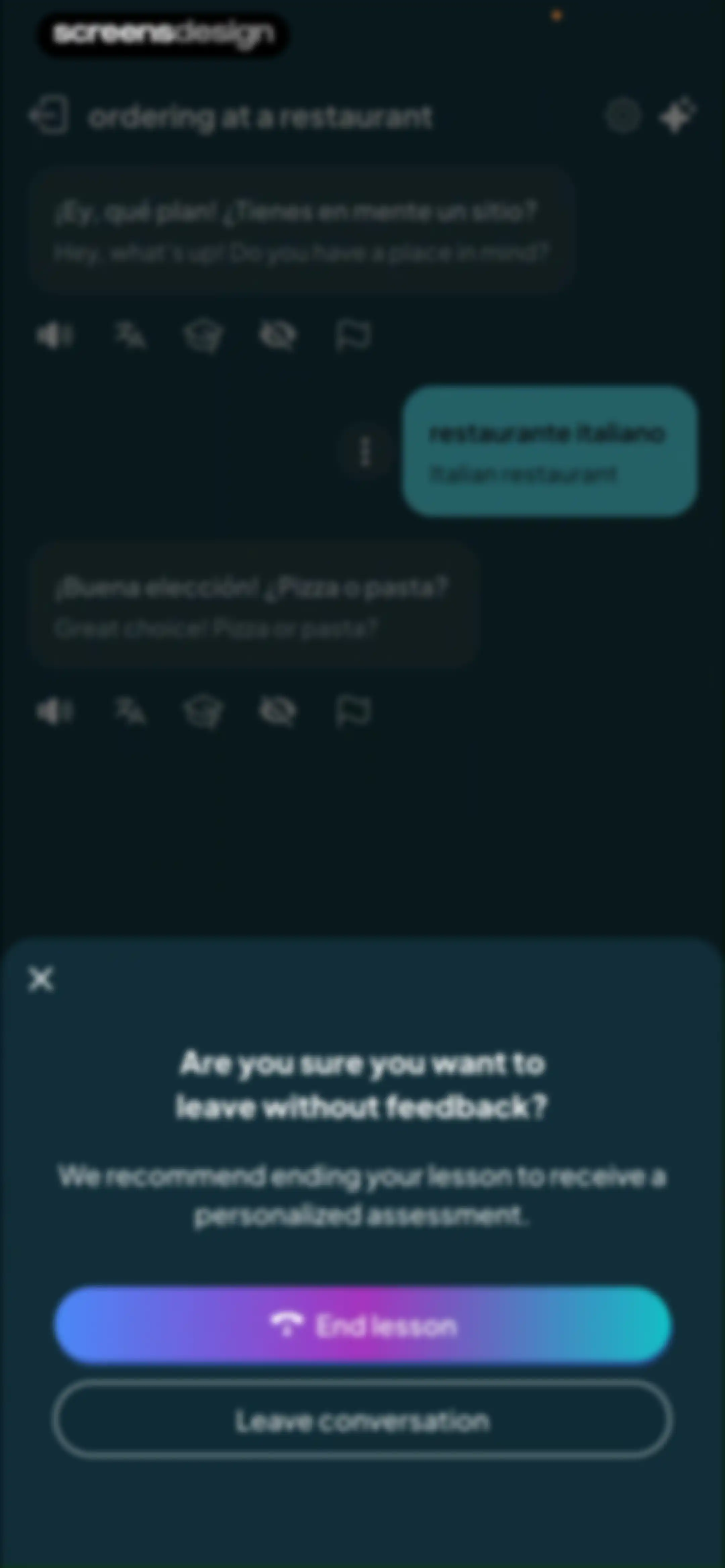 Jumpspeak | Language Learning screen 126