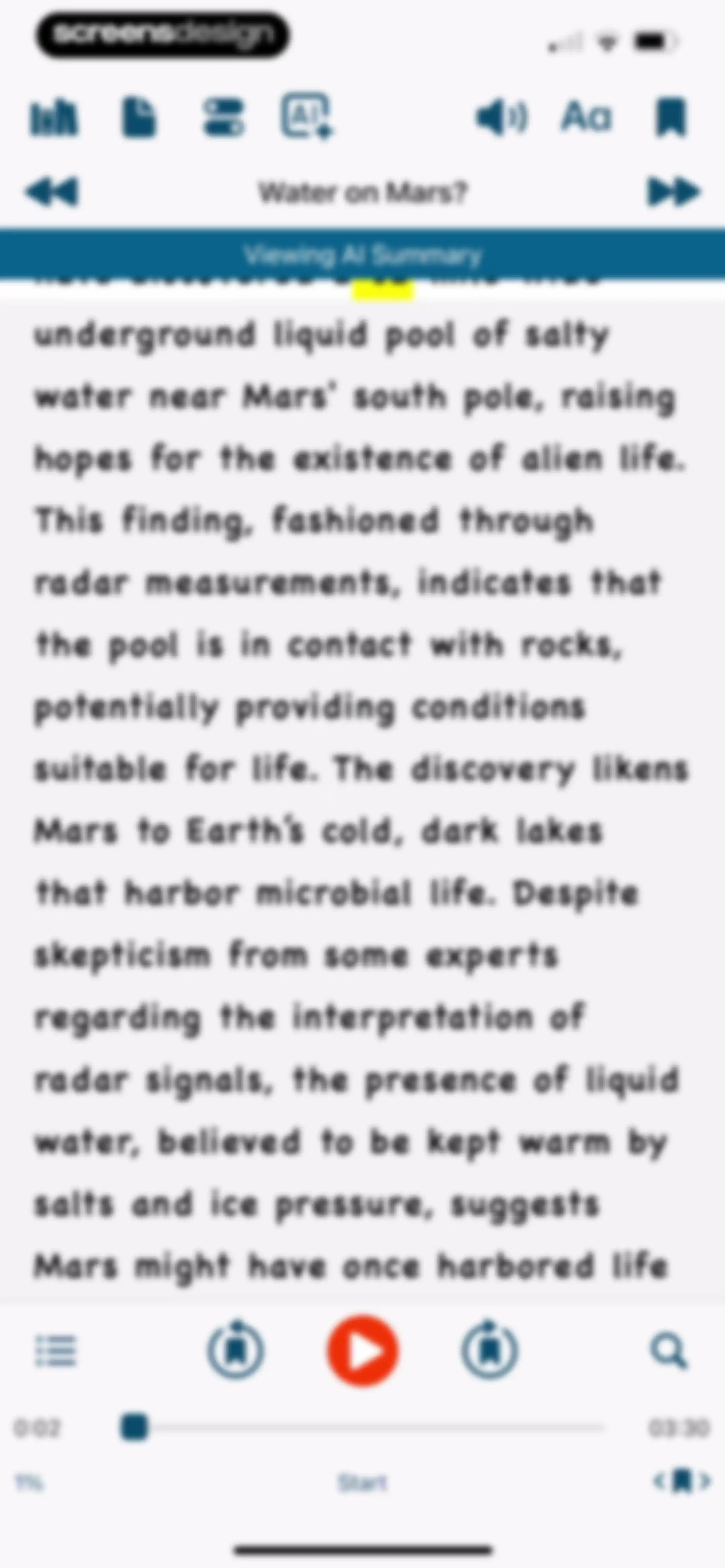 Voice Dream - Natural Reader screen 54