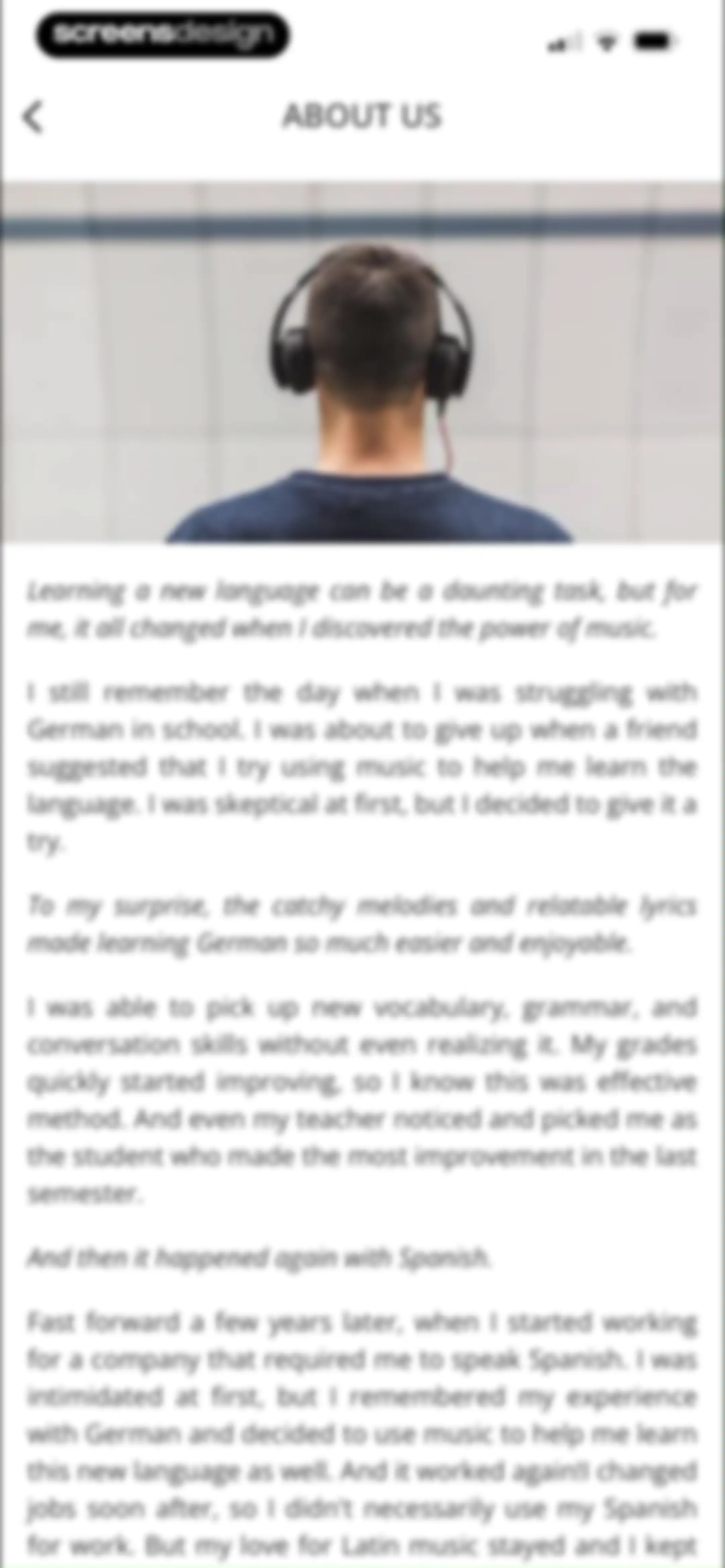 LyricFluent: Learn Languages screen 127