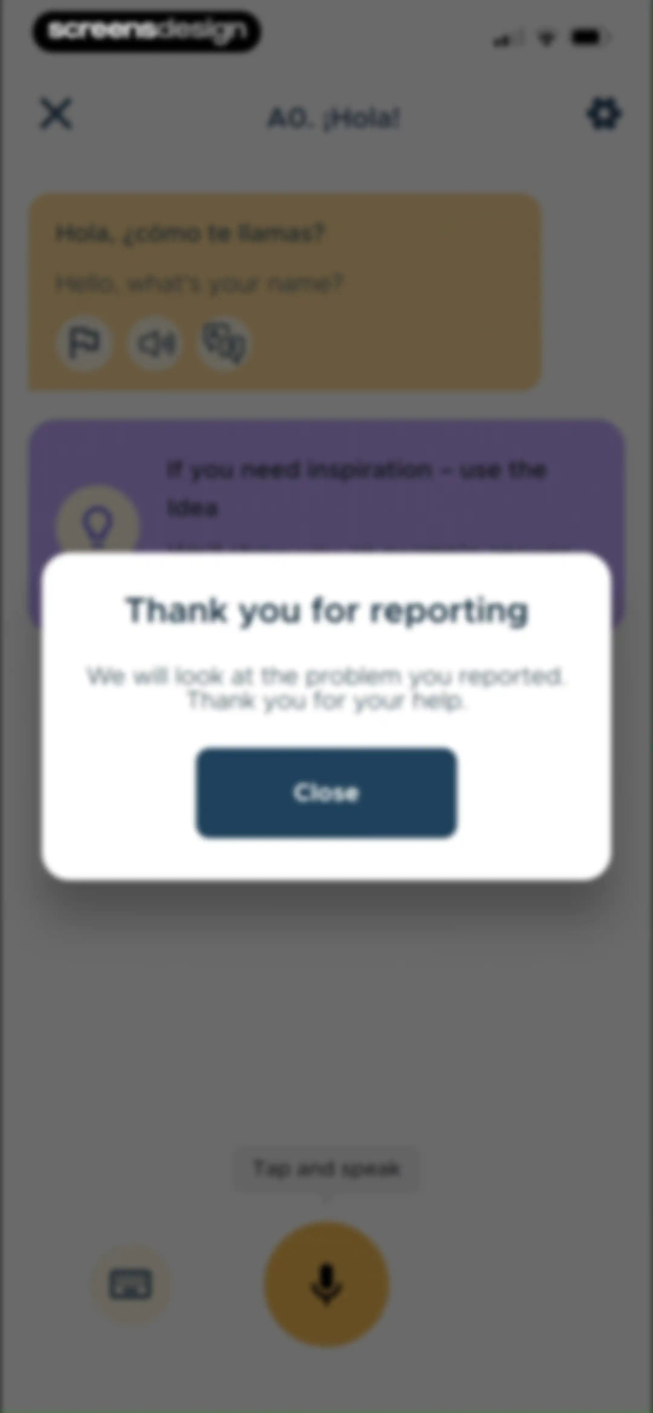 BeeSpeaker Learn English screen 83