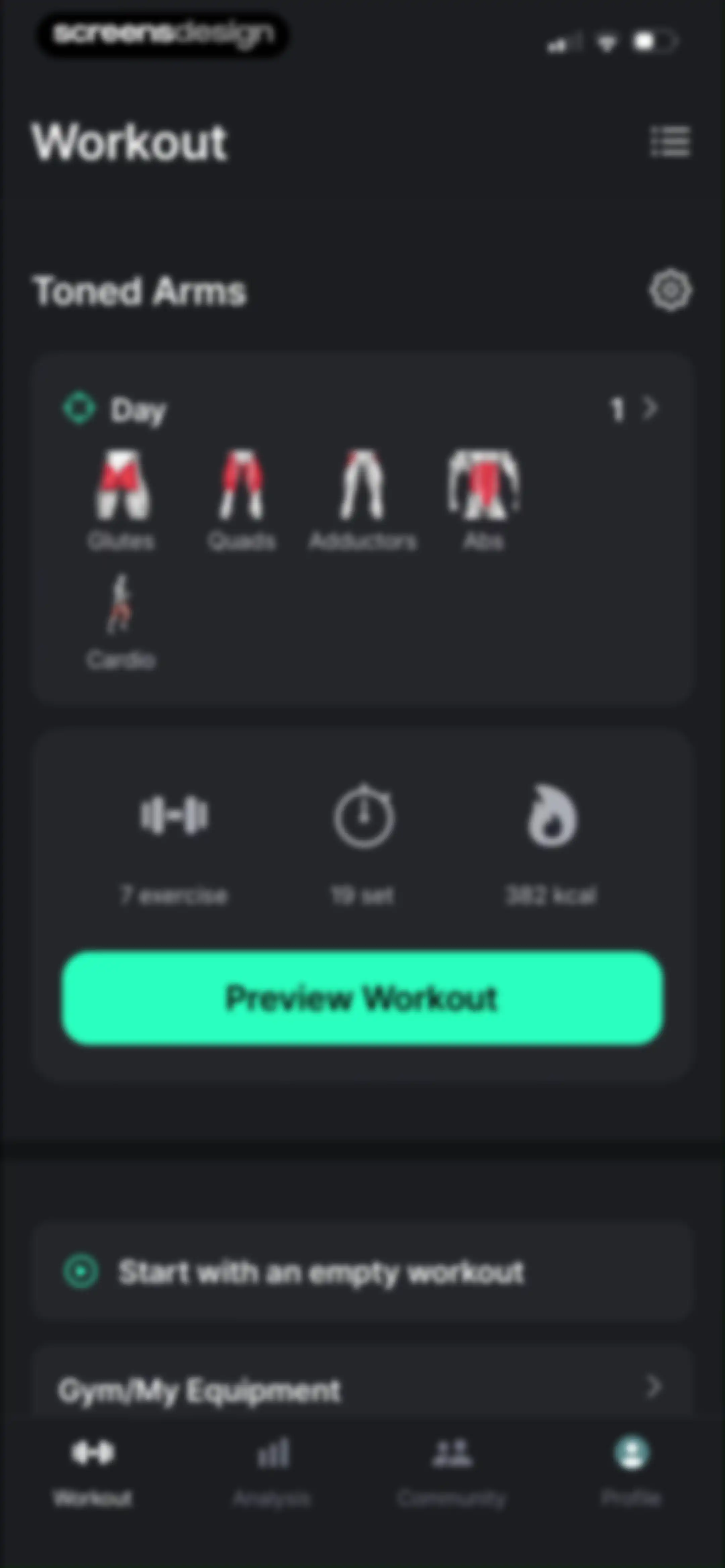 Planfit AI Gym Workout Planner screen 59