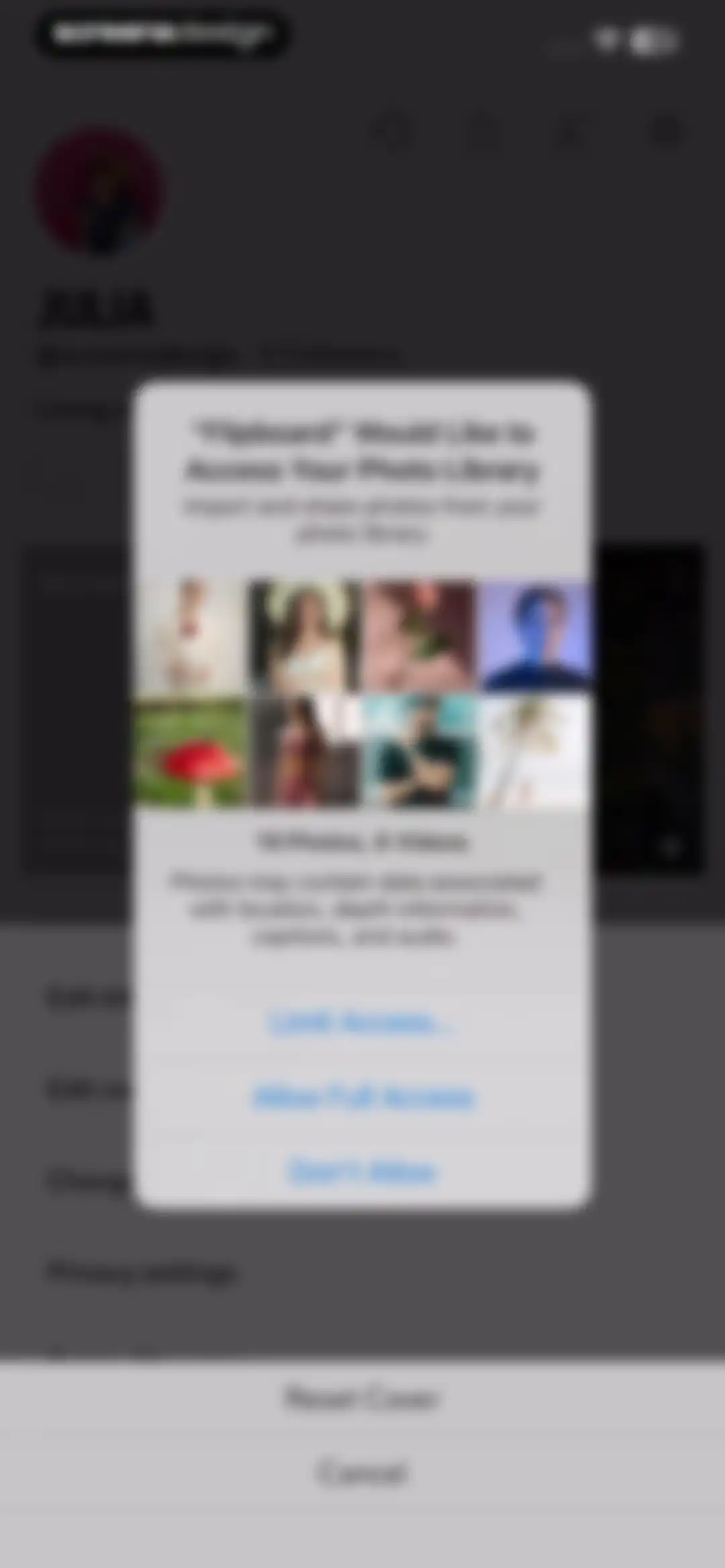 Flipboard: The Social Magazine screen 144