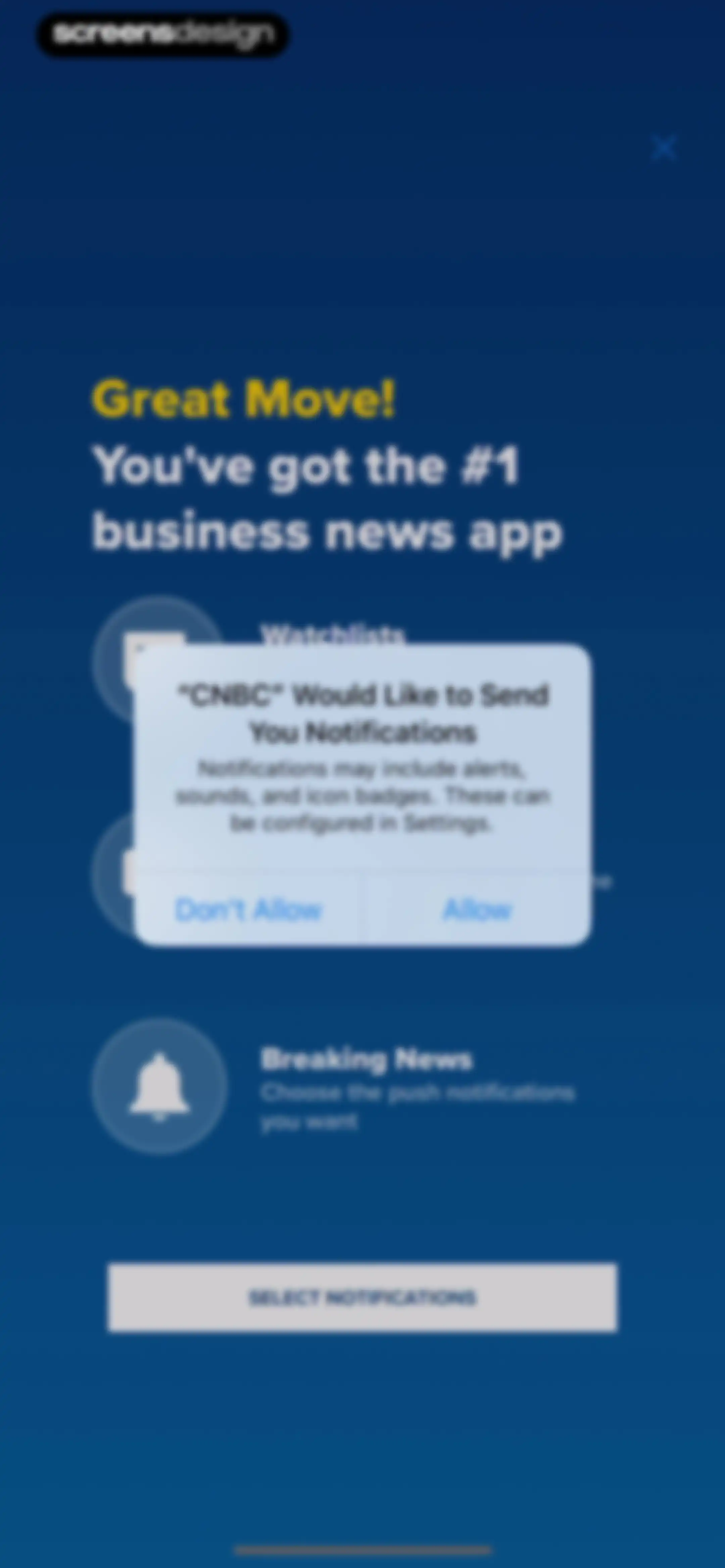 CNBC: Stock Market & Business screen 3