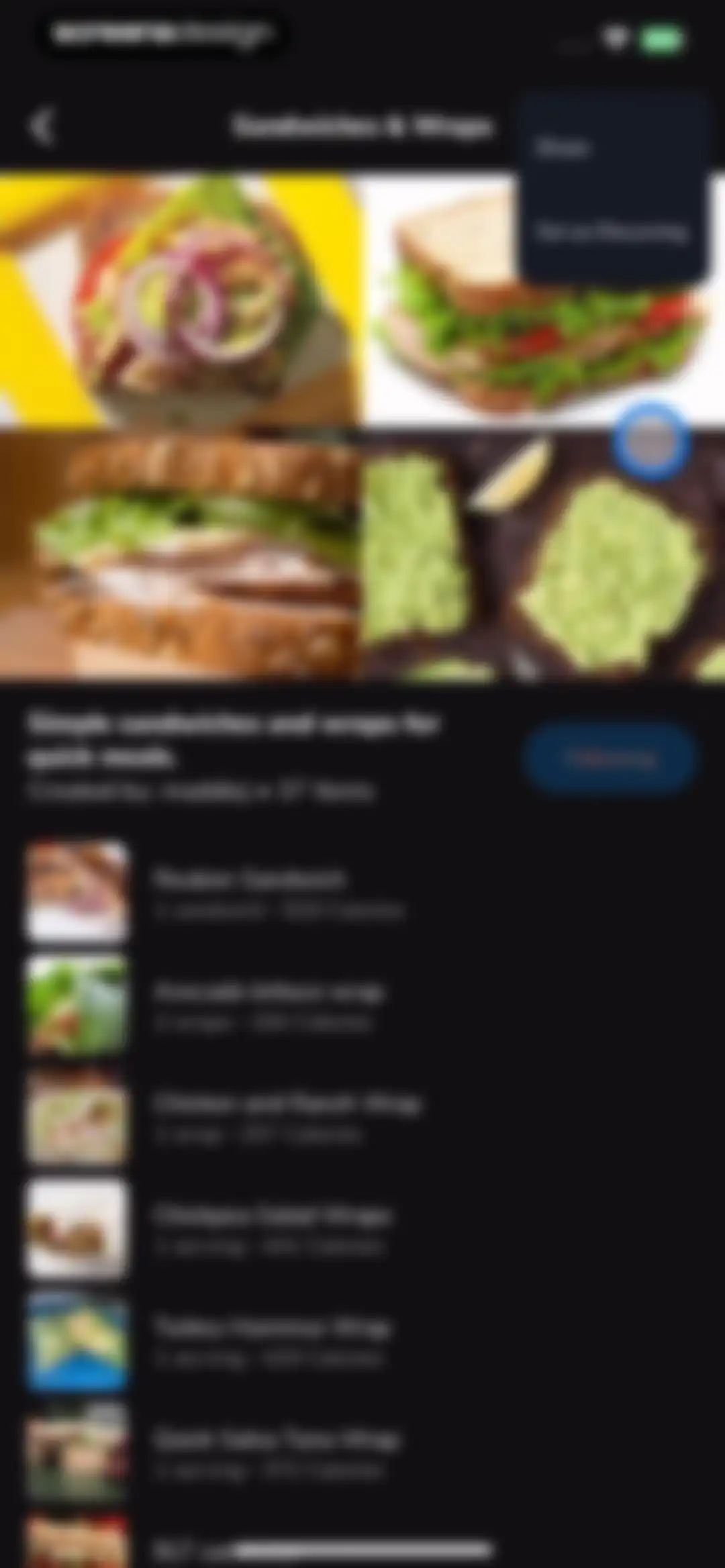 Eat This Much - Meal Planner screen 93