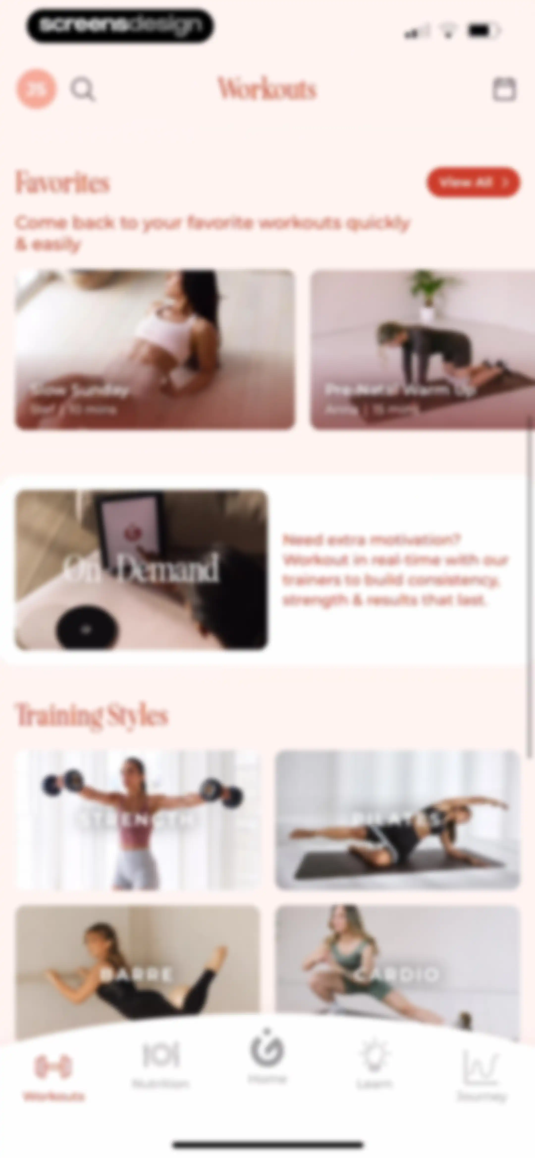 WeGLOW: Home Workout for Women screen 131