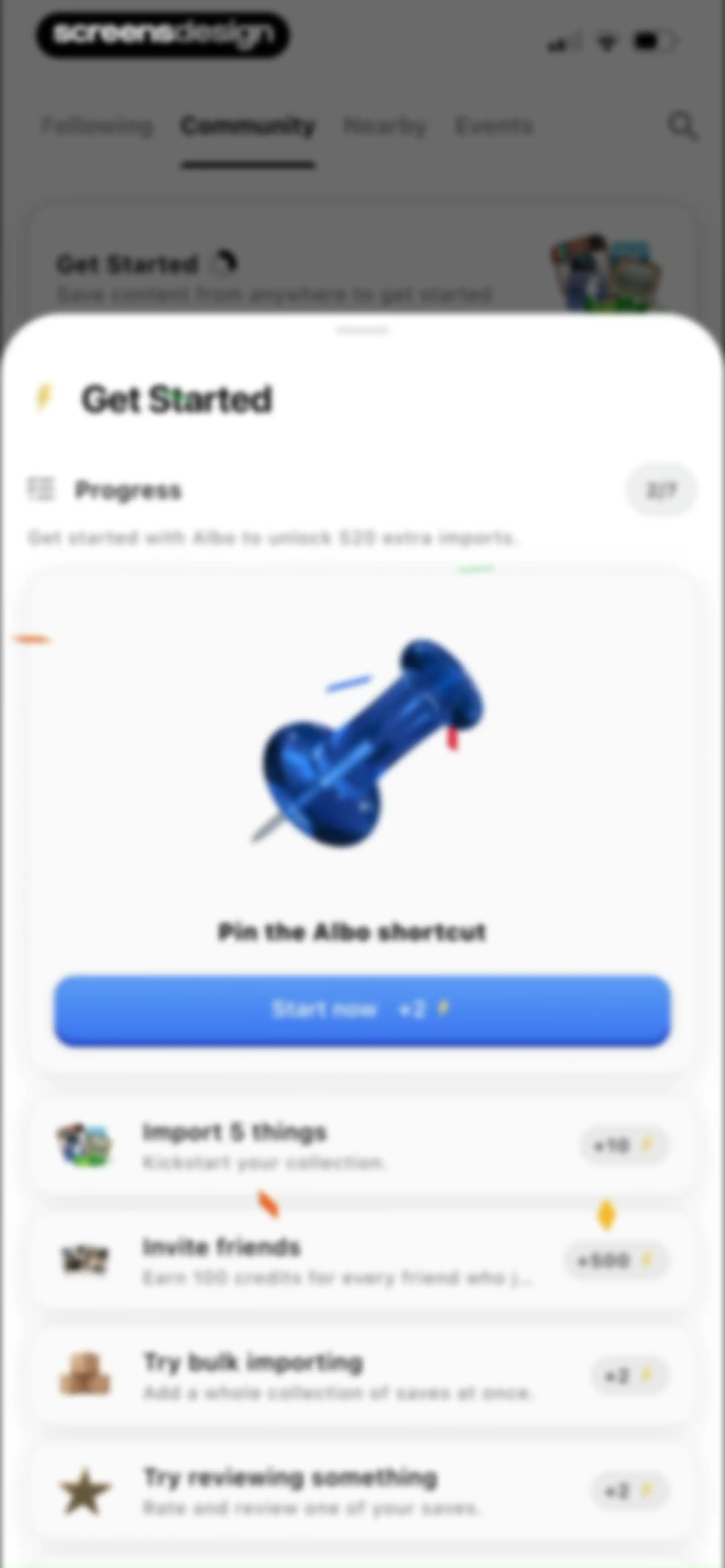 Albo: Save & Organize screen 149