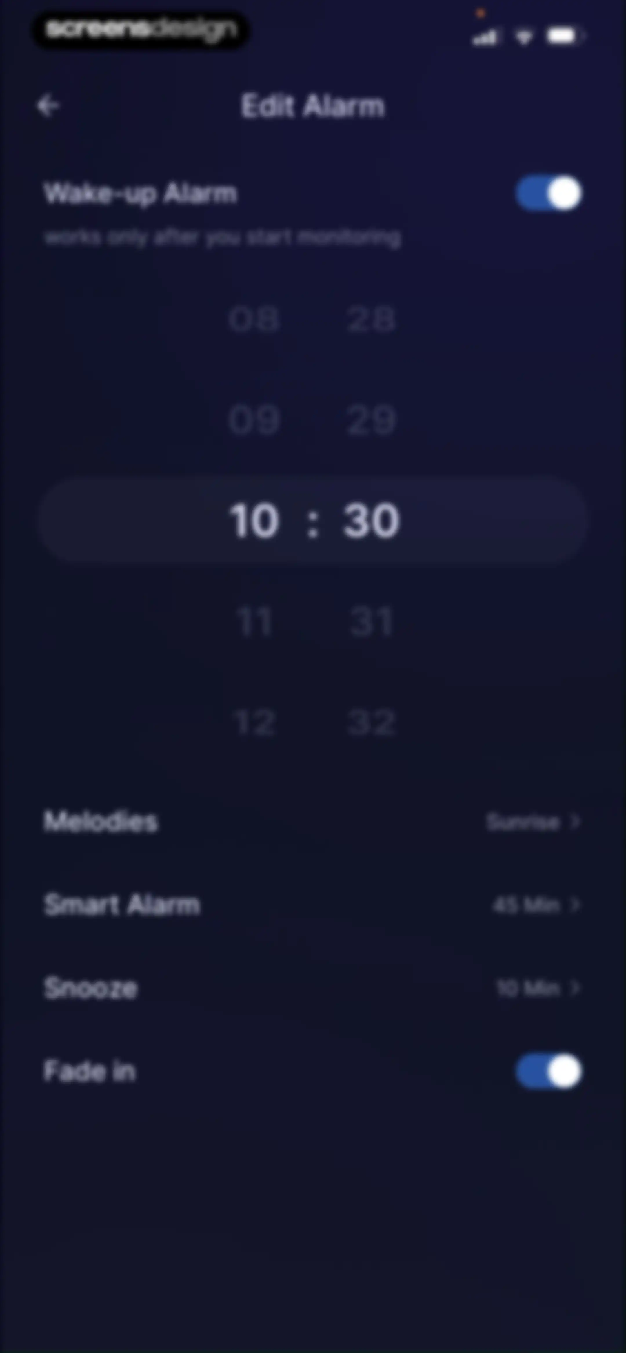 Harmoni - Health & Sleep screen 39