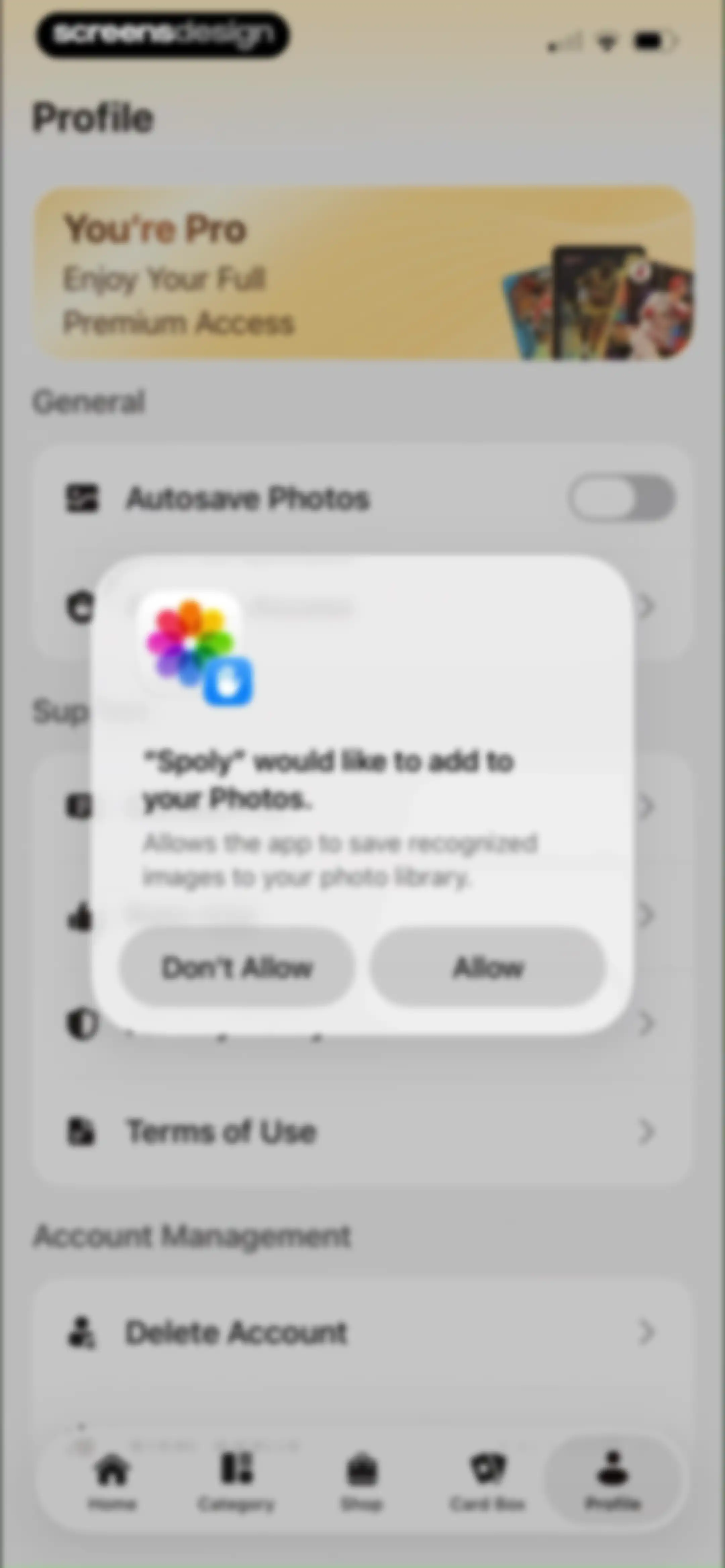 Sports Card Scanner: Spoly screen 54