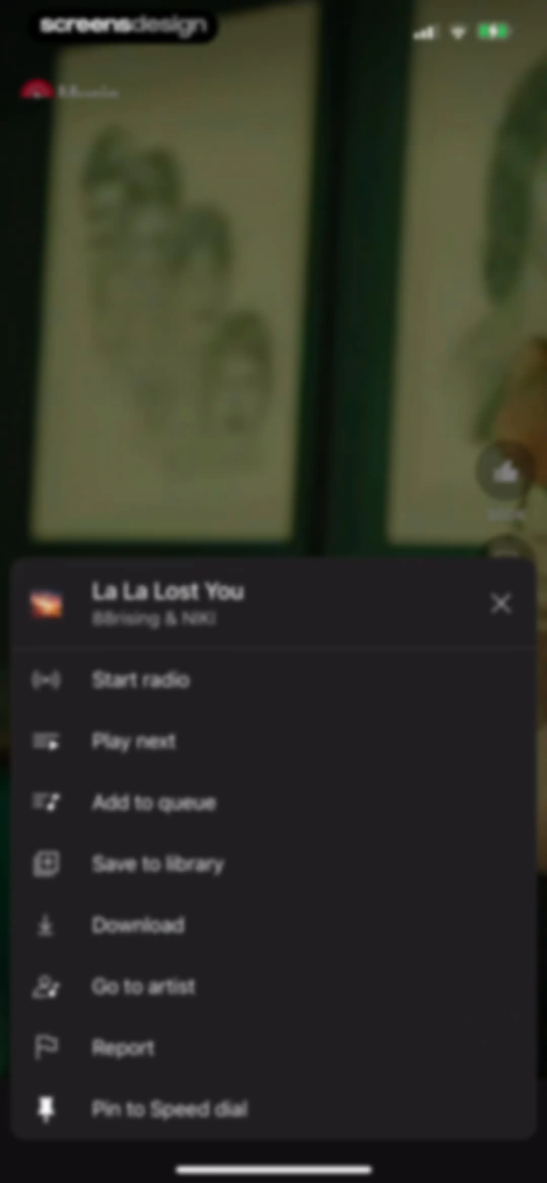 YouTube Music screen 96