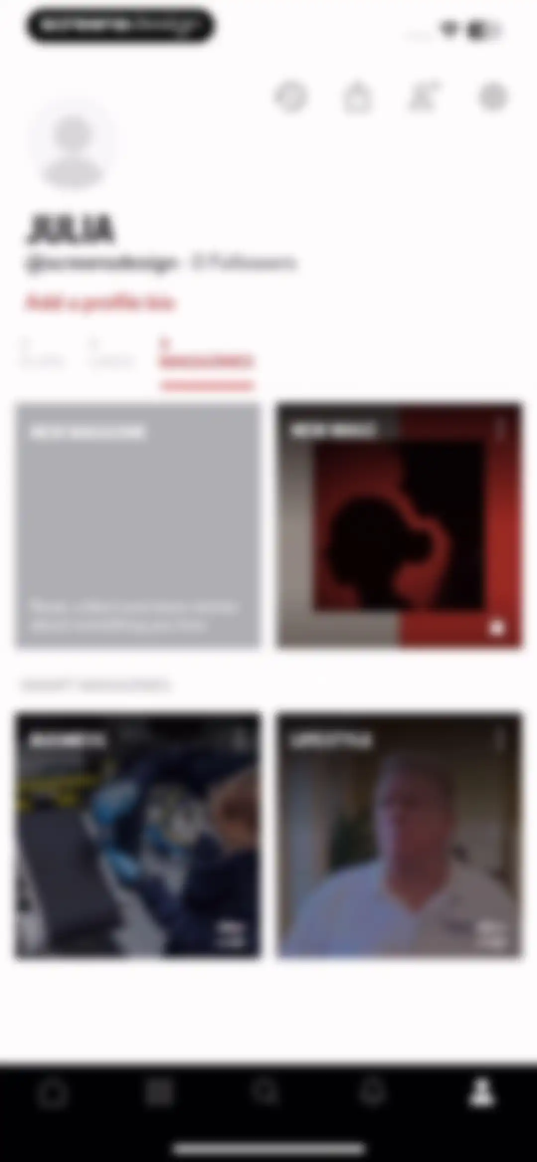 Flipboard: The Social Magazine screen 127