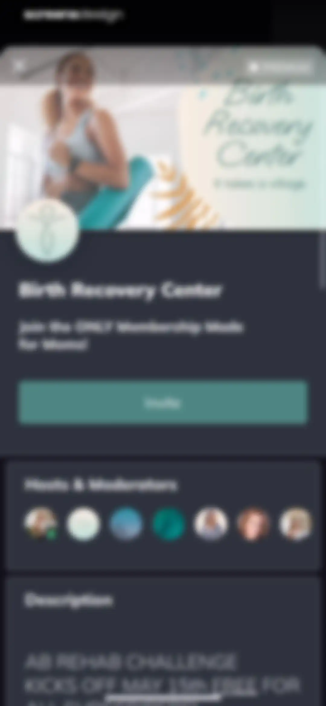 Birth Recovery Center screen 100
