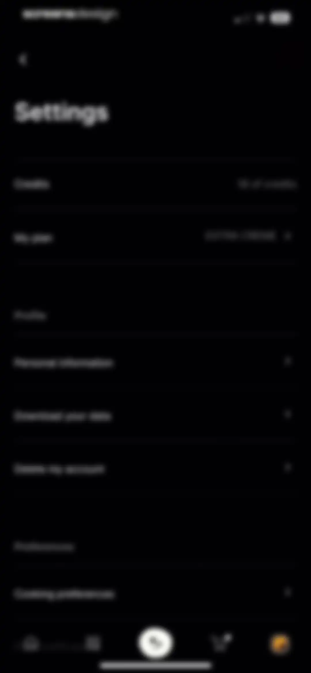 CREME: Create Memorable Meals screen 100