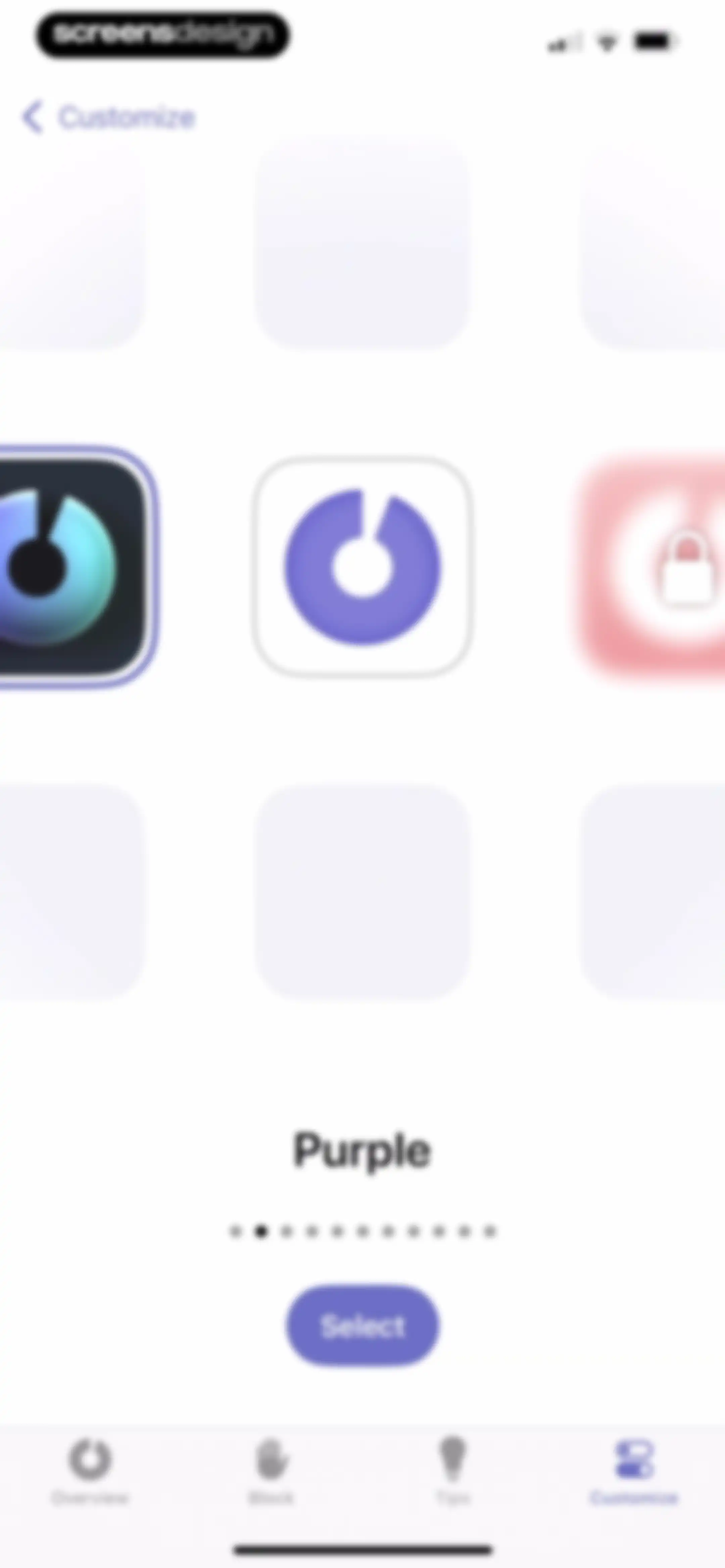 one sec | screen time + focus screen 110