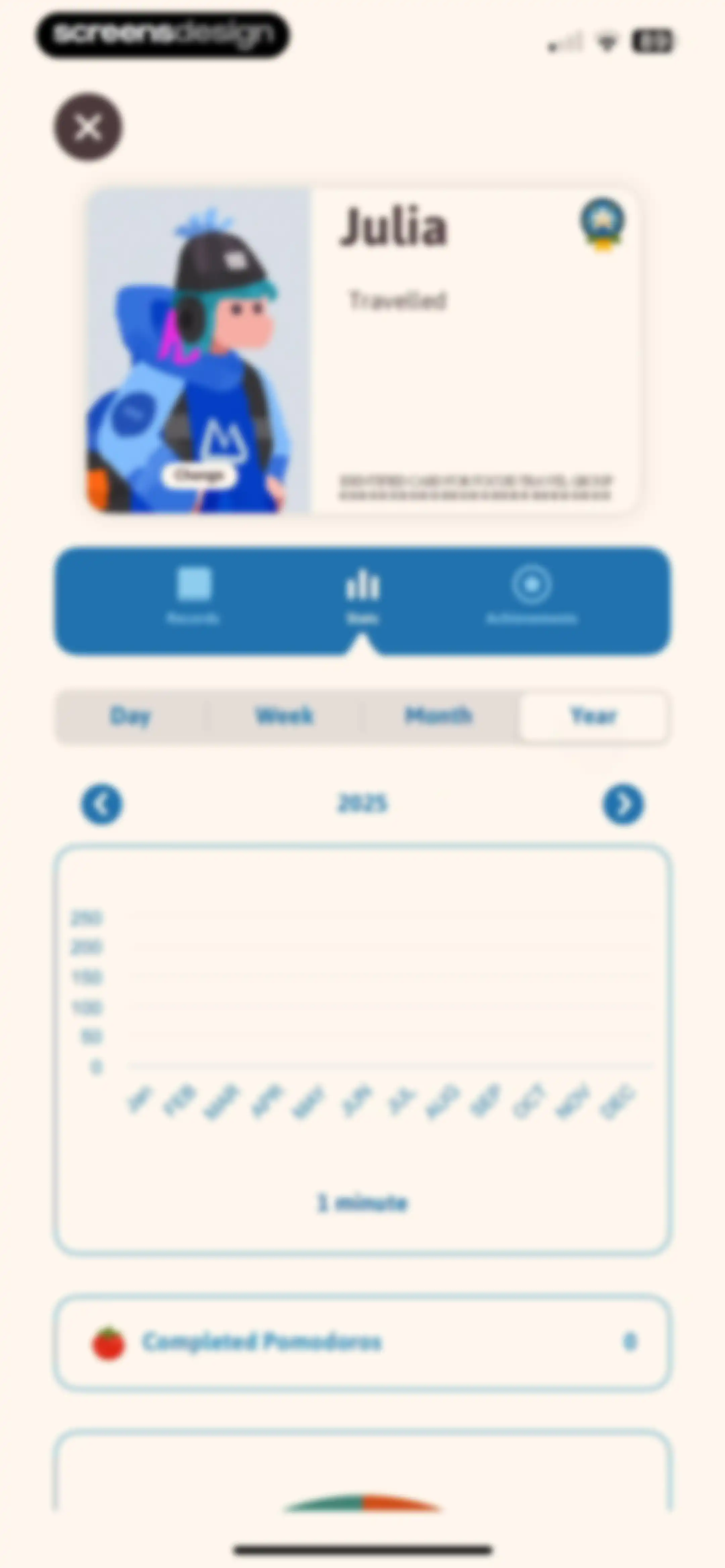 Focus Traveller - Flow Timer screen 70