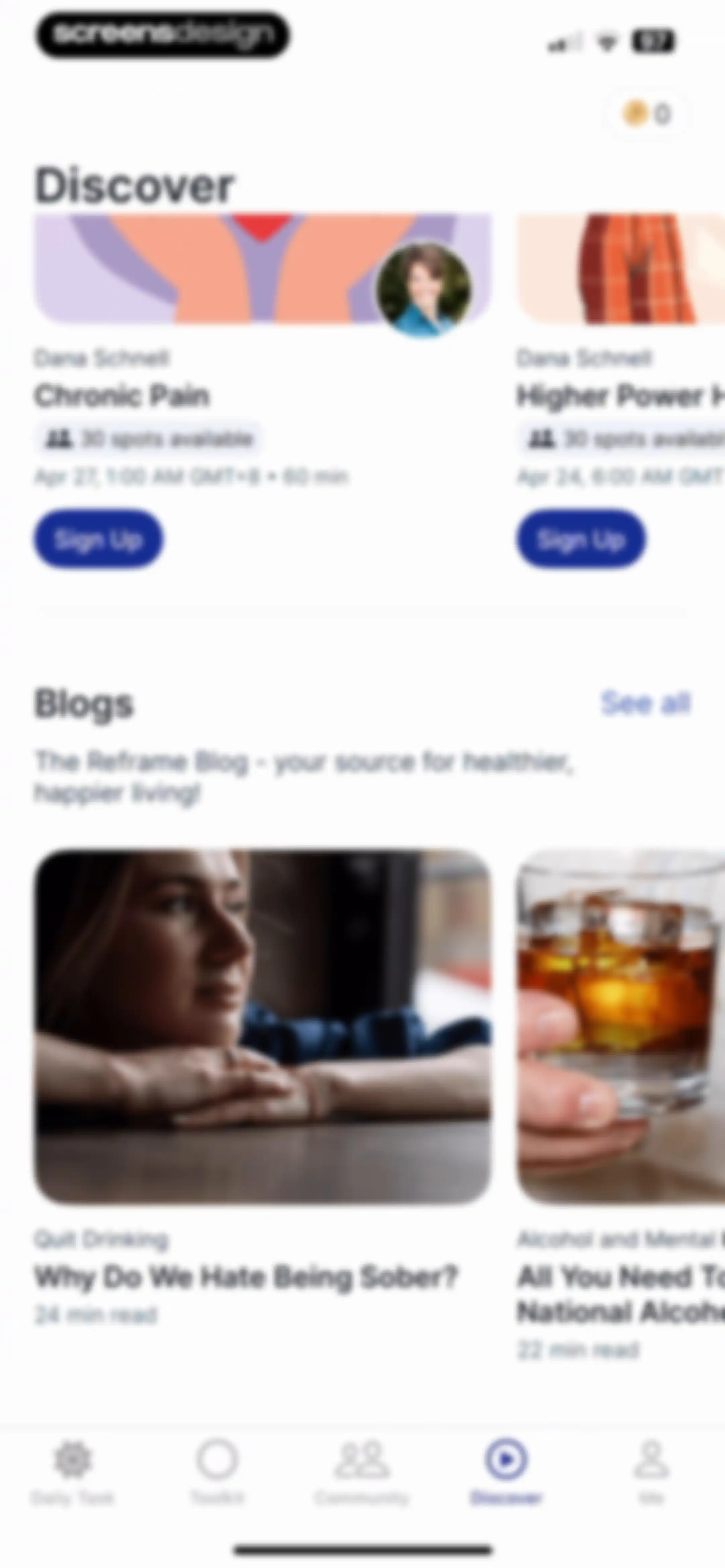 Reframe: Drink Less & Thrive screen 201