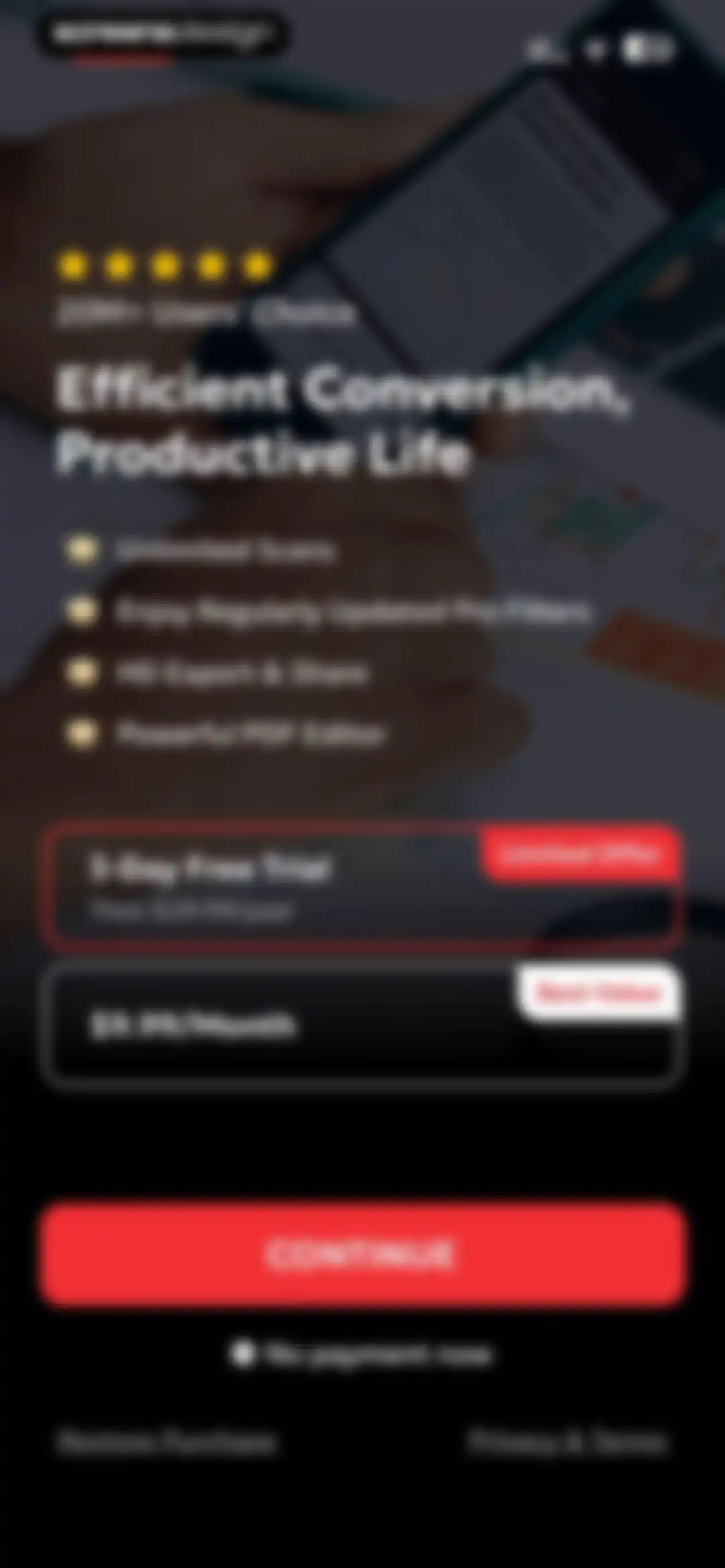 Image to PDF Converter · Edit screen 7